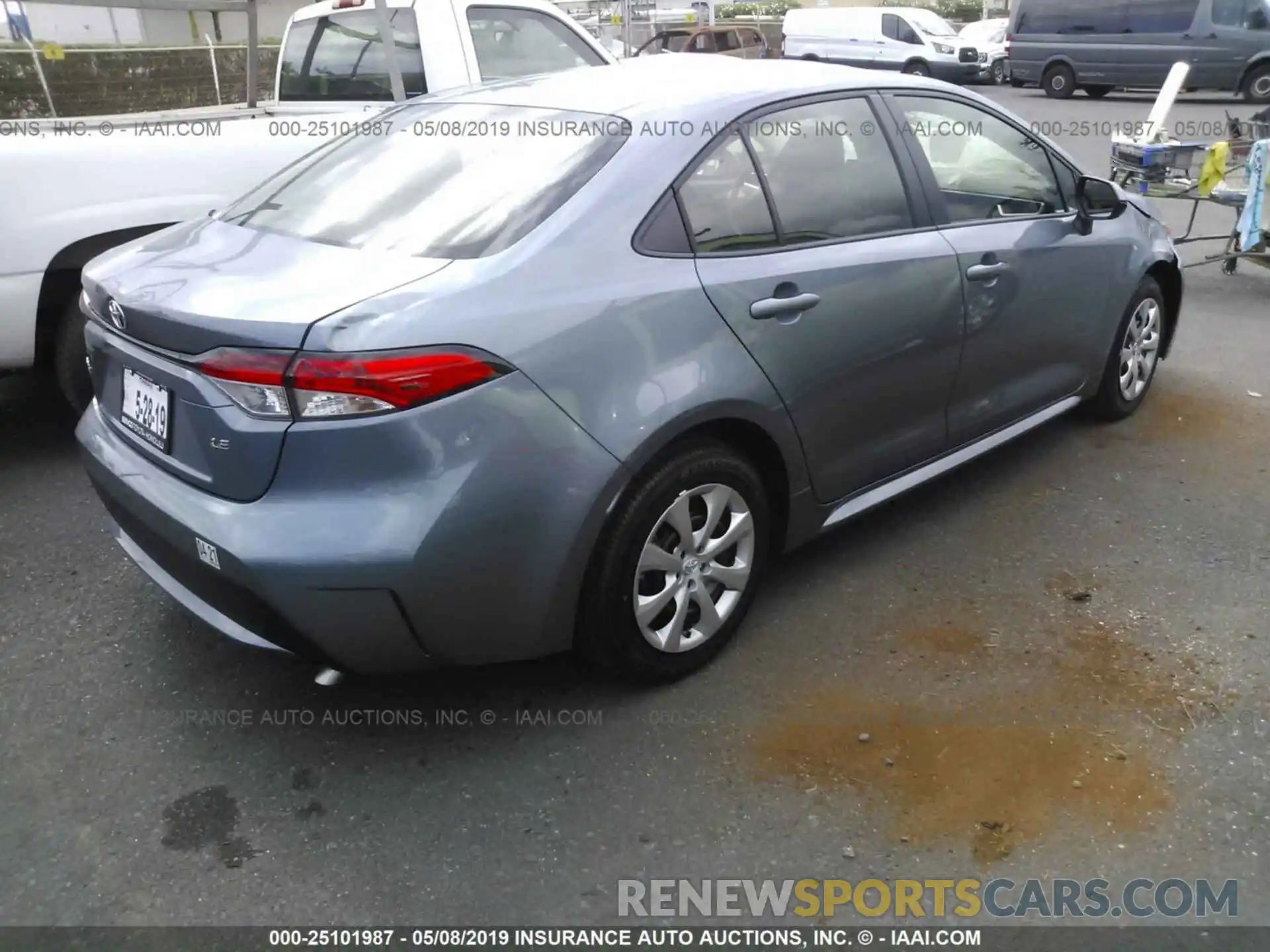 4 Photograph of a damaged car JTDEPRAE3LJ018250 TOYOTA COROLLA 2019