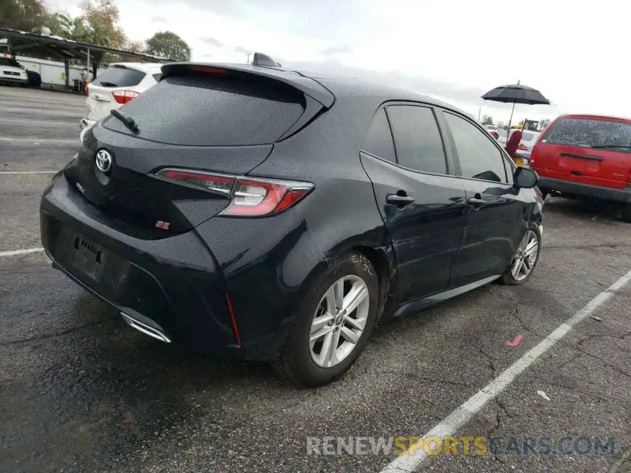 4 Photograph of a damaged car JTNK4RBE0K3001429 TOYOTA COROLLA 2019