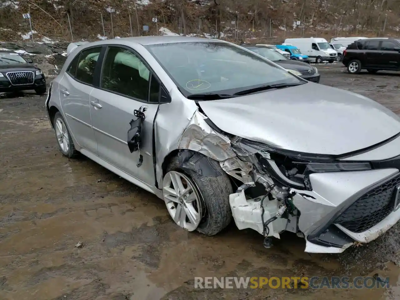 9 Photograph of a damaged car JTNK4RBE0K3002662 TOYOTA COROLLA 2019