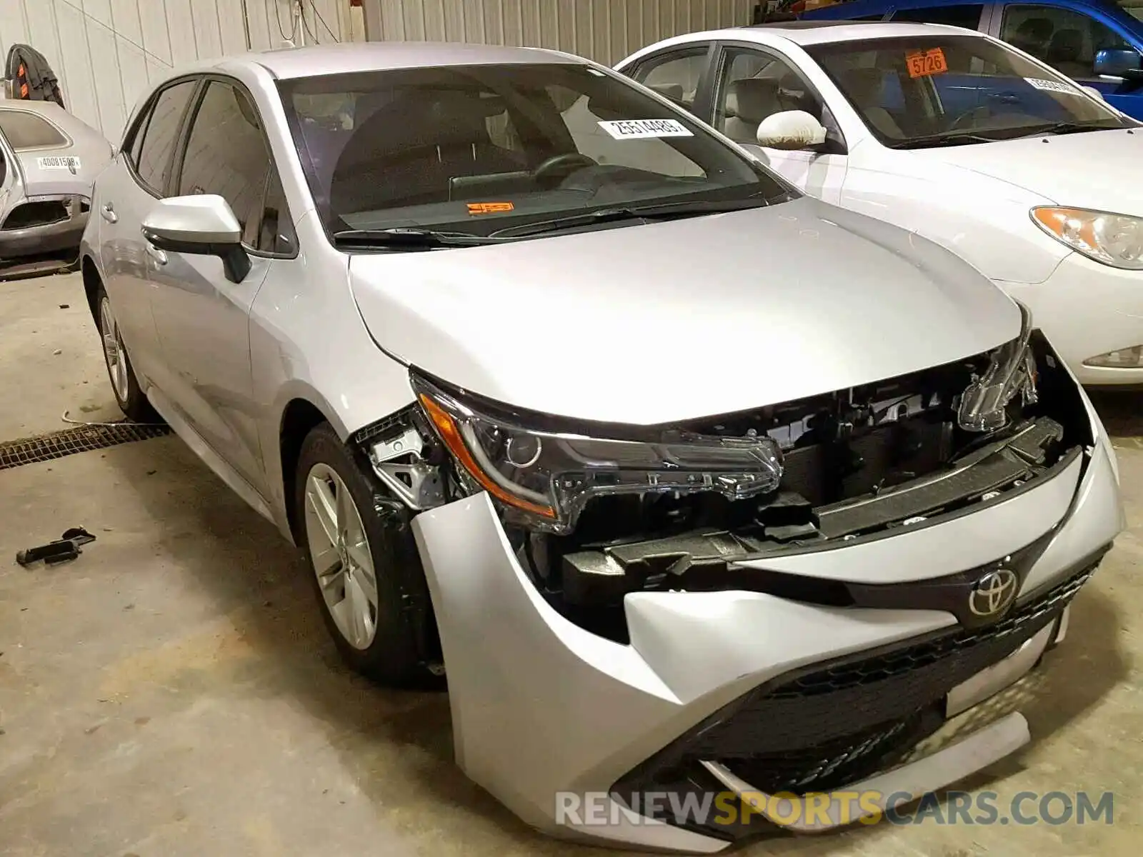 1 Photograph of a damaged car JTNK4RBE0K3004315 TOYOTA COROLLA 2019