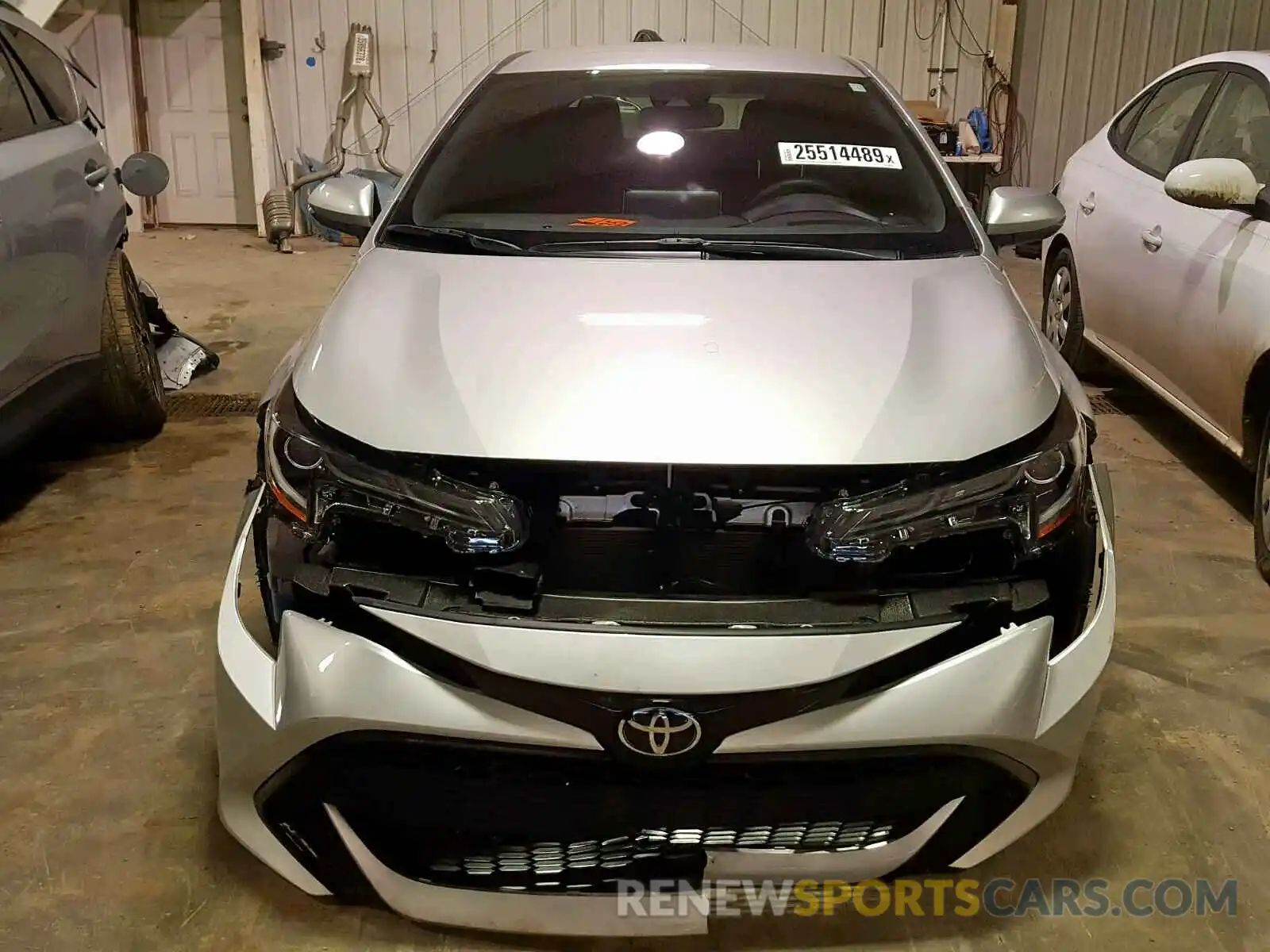 9 Photograph of a damaged car JTNK4RBE0K3004315 TOYOTA COROLLA 2019