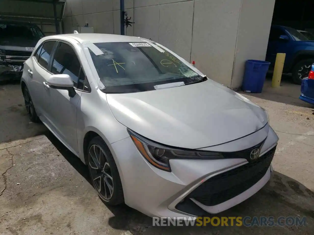 1 Photograph of a damaged car JTNK4RBE0K3005075 TOYOTA COROLLA 2019