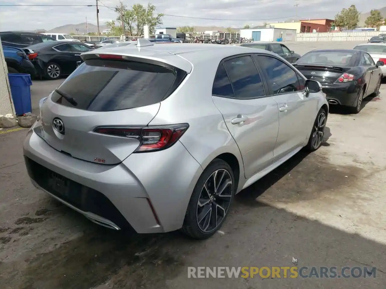 4 Photograph of a damaged car JTNK4RBE0K3005075 TOYOTA COROLLA 2019