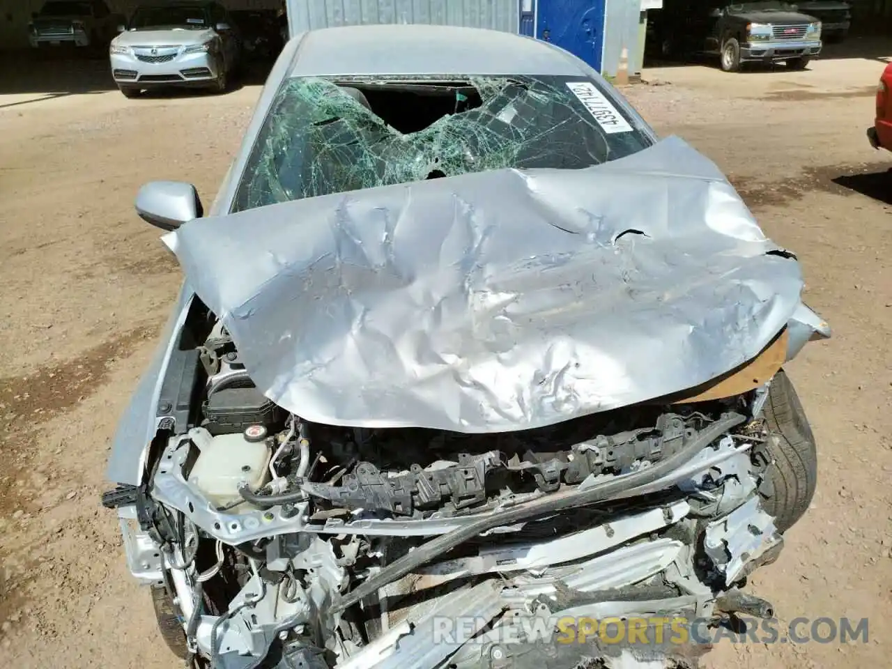 9 Photograph of a damaged car JTNK4RBE0K3007621 TOYOTA COROLLA 2019