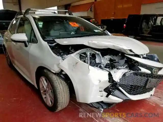 1 Photograph of a damaged car JTNK4RBE0K3009496 TOYOTA COROLLA 2019