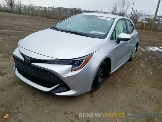 2 Photograph of a damaged car JTNK4RBE0K3012124 TOYOTA COROLLA 2019