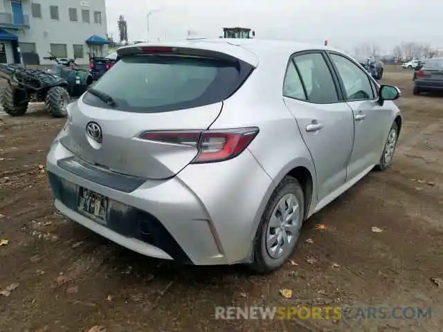 4 Photograph of a damaged car JTNK4RBE0K3012124 TOYOTA COROLLA 2019