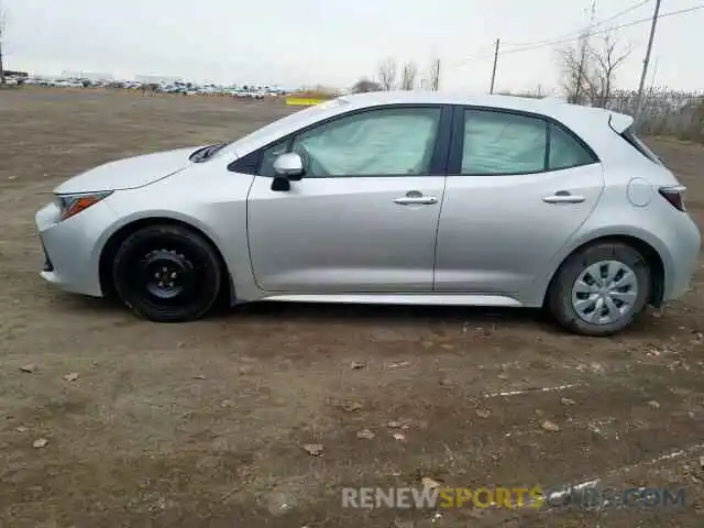 9 Photograph of a damaged car JTNK4RBE0K3012124 TOYOTA COROLLA 2019