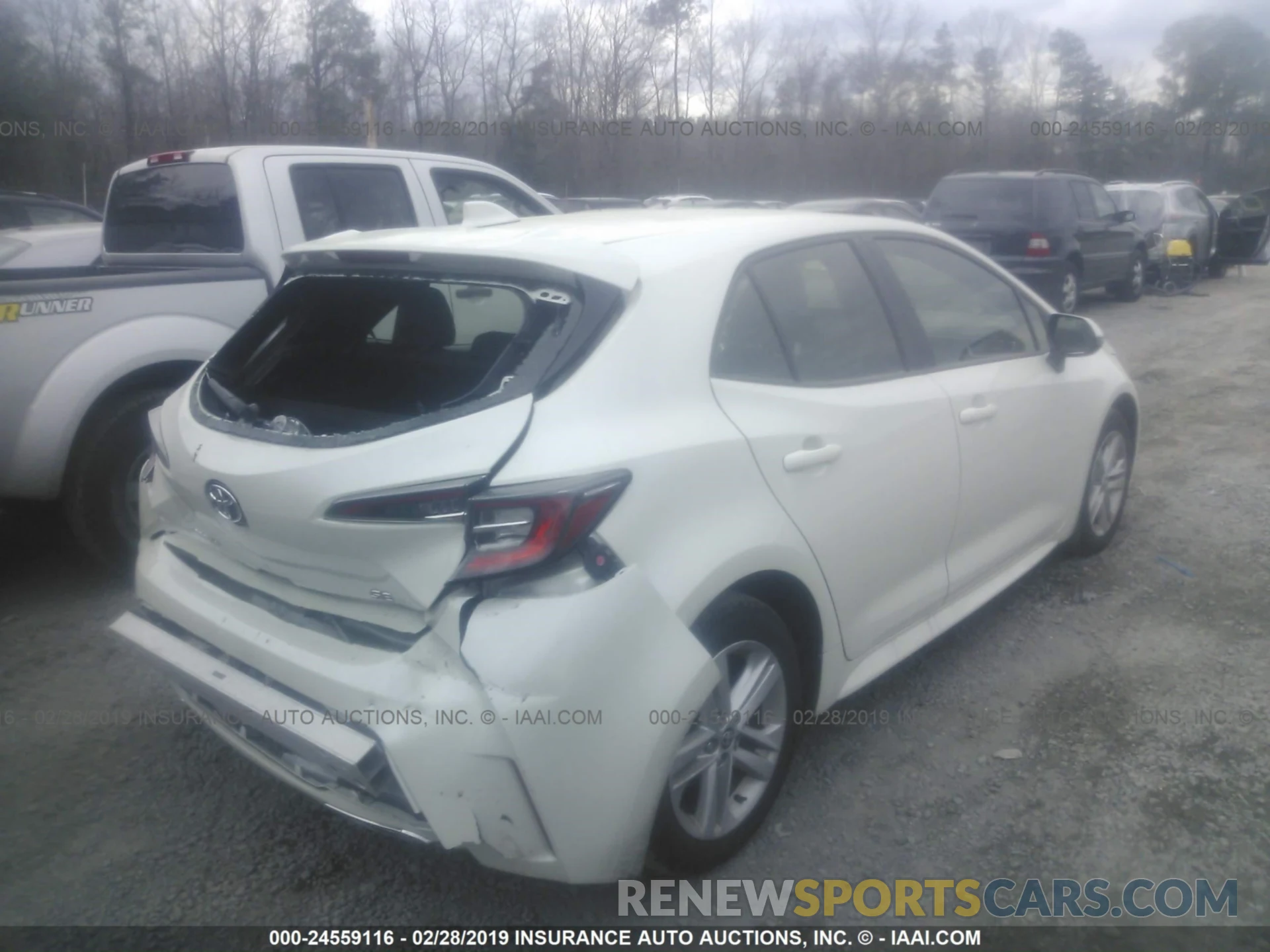 4 Photograph of a damaged car JTNK4RBE0K3012348 TOYOTA COROLLA 2019