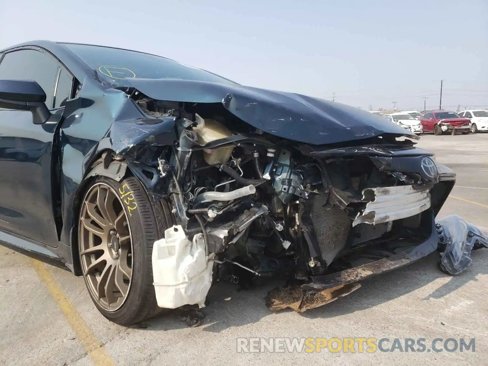 9 Photograph of a damaged car JTNK4RBE0K3012933 TOYOTA COROLLA 2019