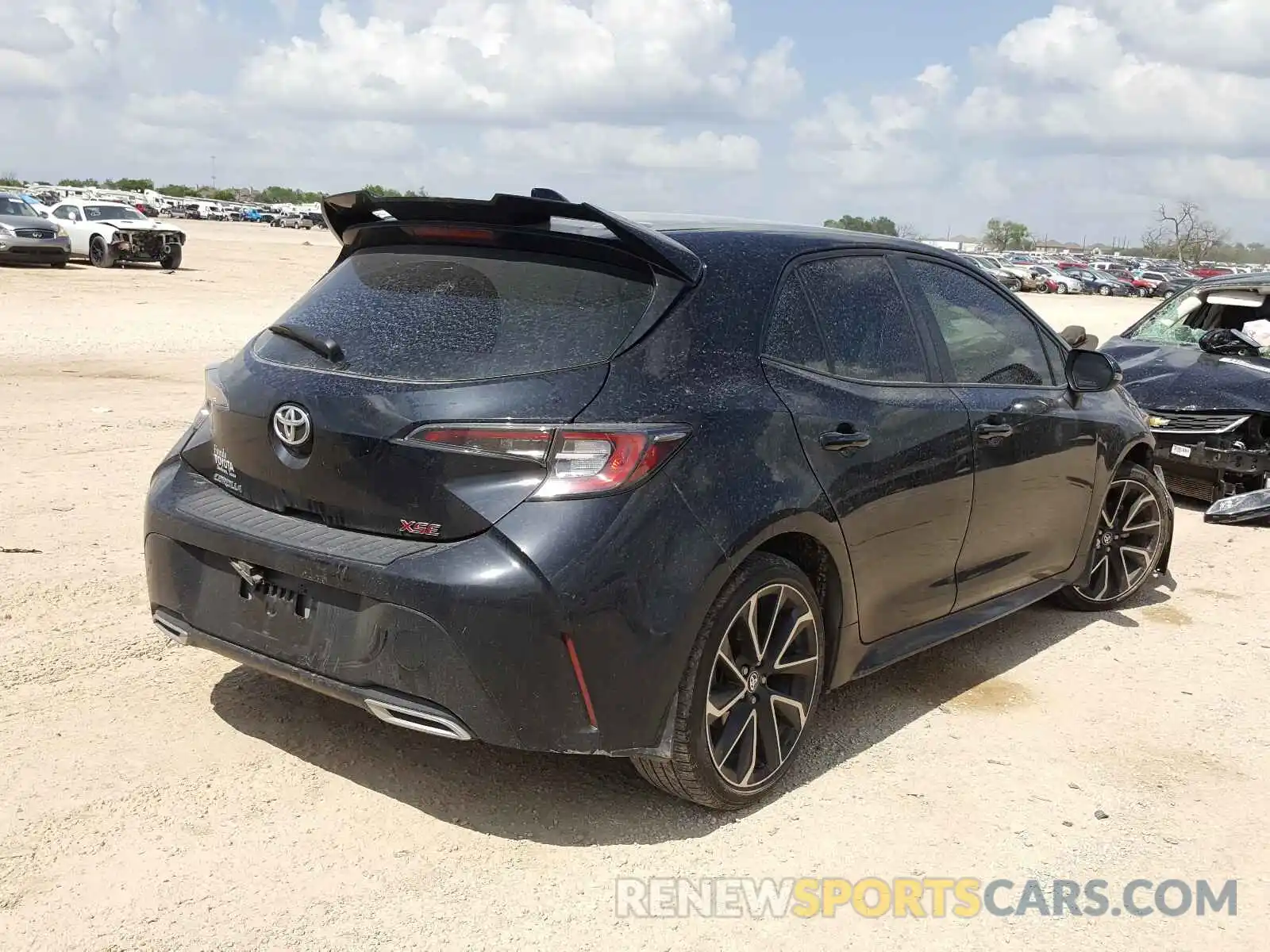 4 Photograph of a damaged car JTNK4RBE0K3014147 TOYOTA COROLLA 2019