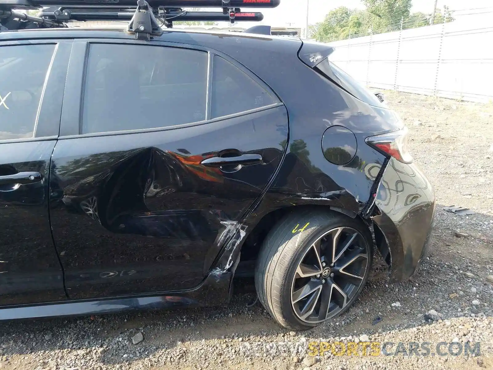 9 Photograph of a damaged car JTNK4RBE0K3016643 TOYOTA COROLLA 2019