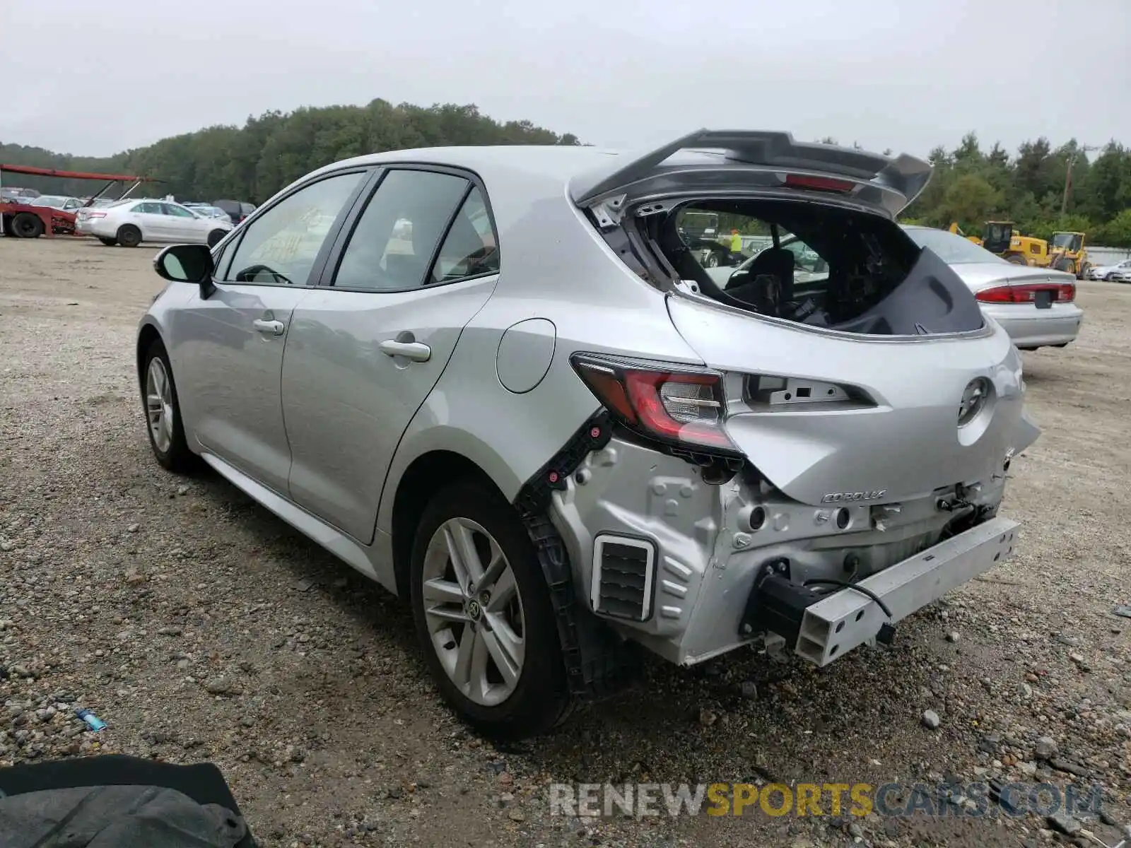 3 Photograph of a damaged car JTNK4RBE0K3016657 TOYOTA COROLLA 2019