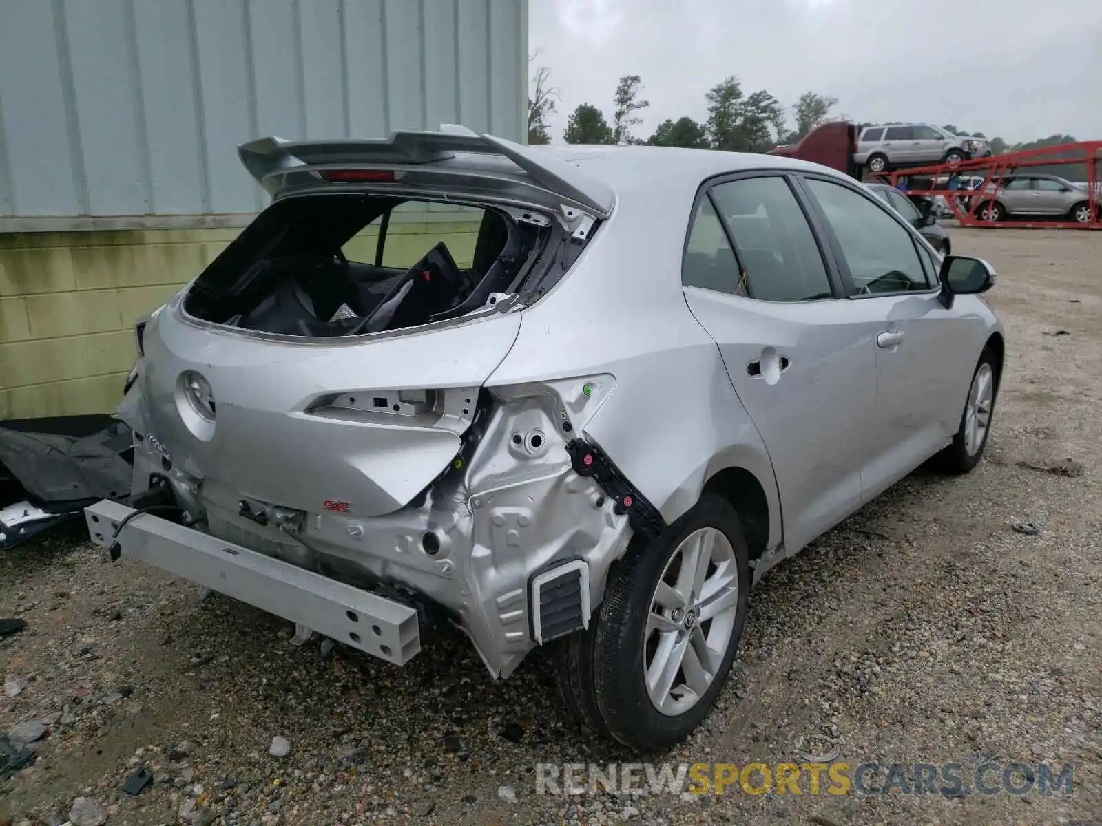 4 Фотография поврежденного автомобиля JTNK4RBE0K3016657 TOYOTA COROLLA 2019