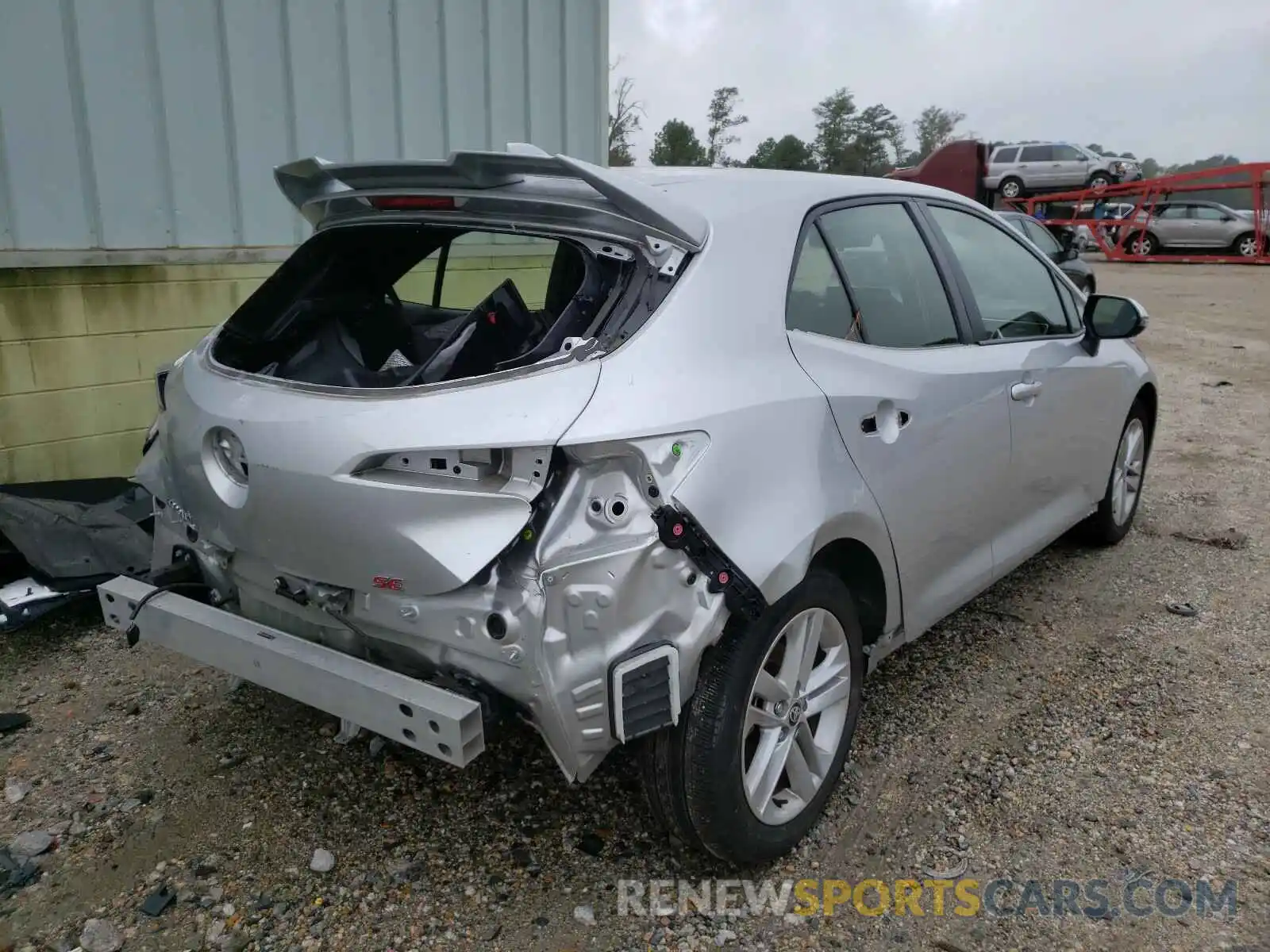 4 Photograph of a damaged car JTNK4RBE0K3016657 TOYOTA COROLLA 2019