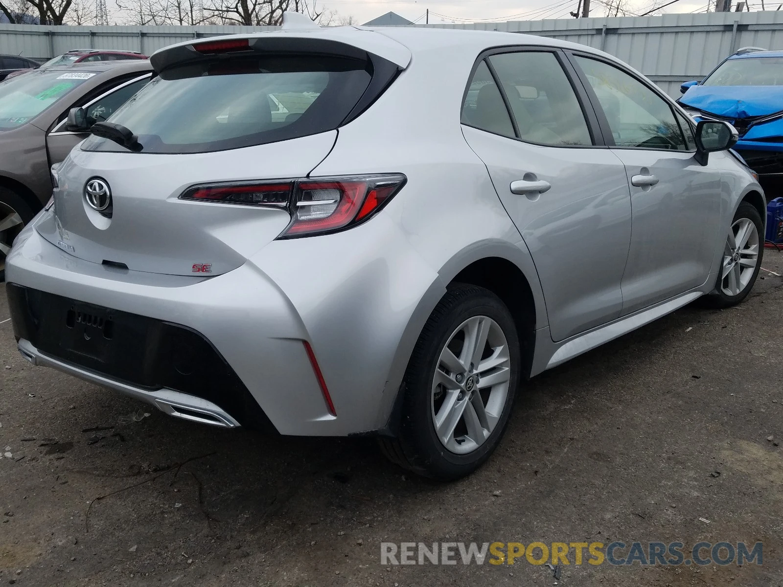 4 Photograph of a damaged car JTNK4RBE0K3018456 TOYOTA COROLLA 2019