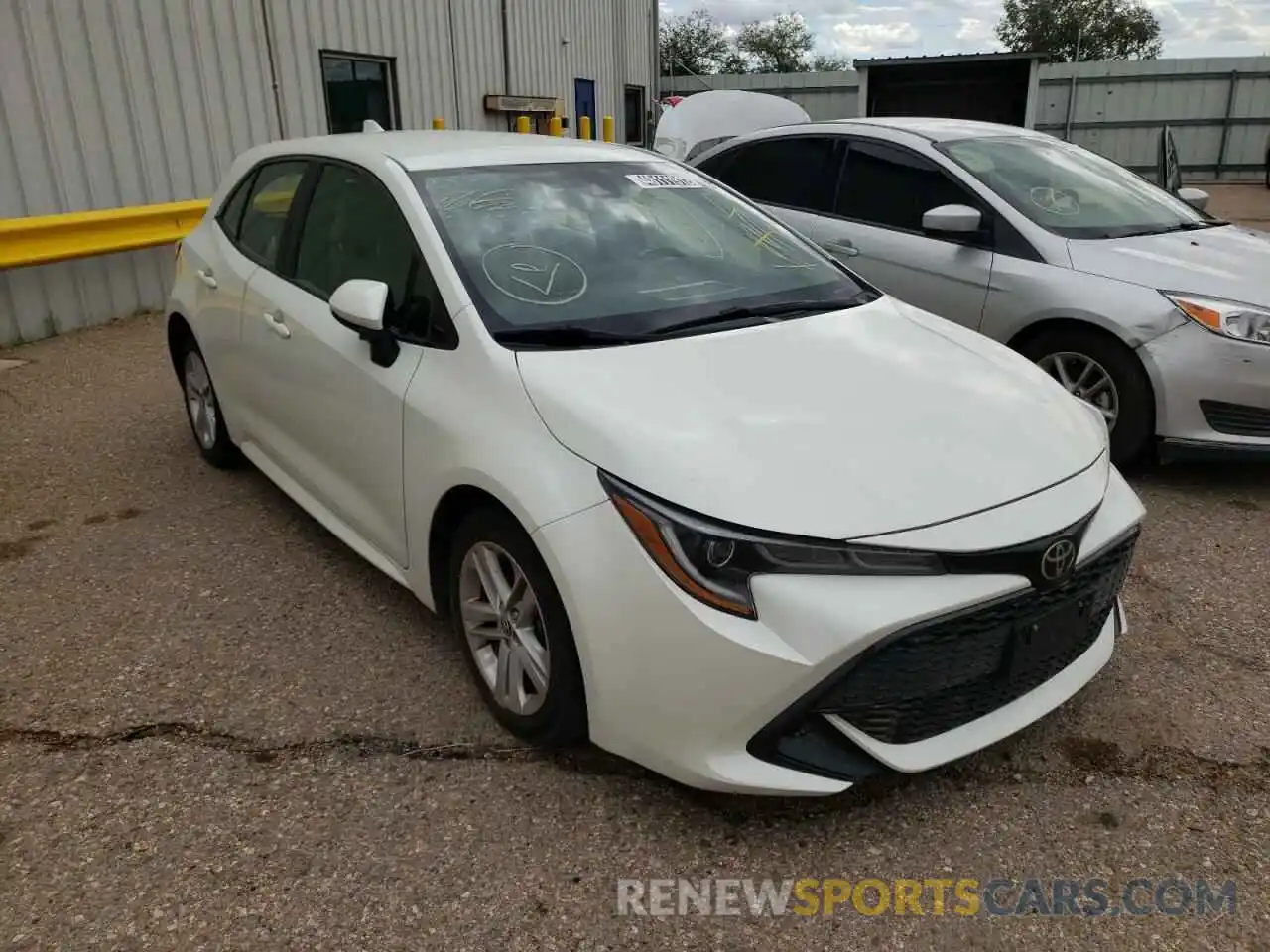 1 Photograph of a damaged car JTNK4RBE0K3018506 TOYOTA COROLLA 2019