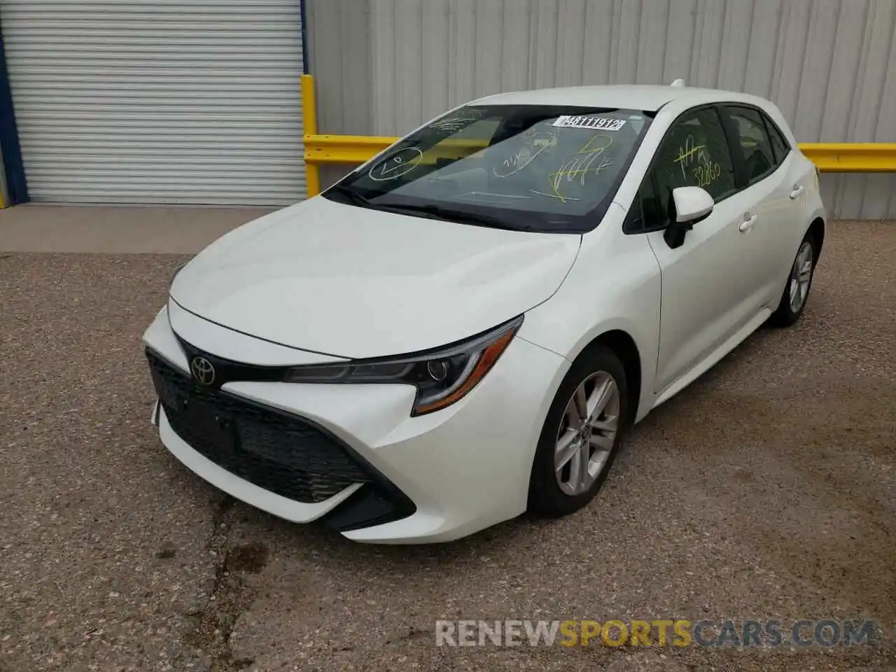 2 Photograph of a damaged car JTNK4RBE0K3018506 TOYOTA COROLLA 2019