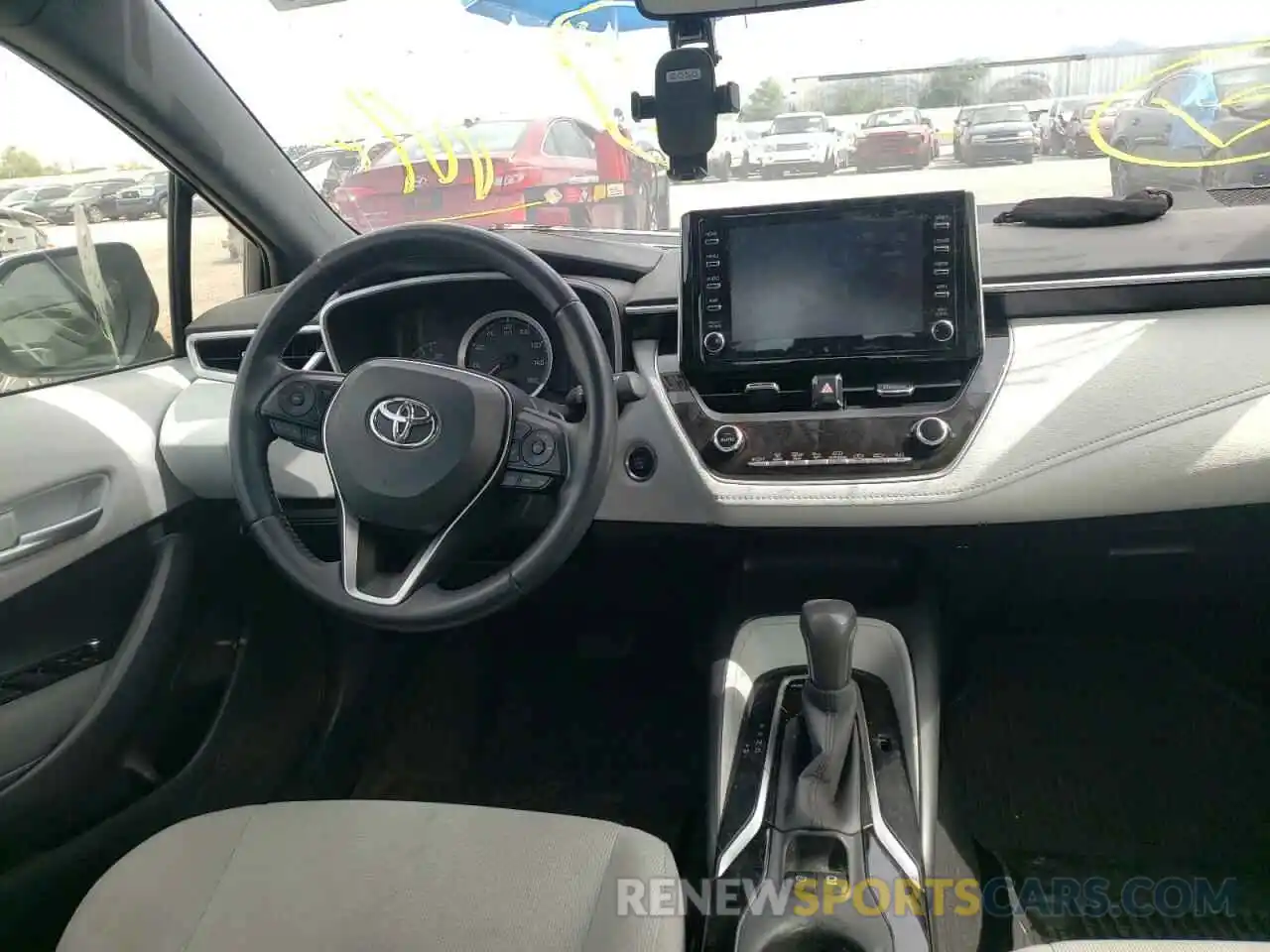 9 Photograph of a damaged car JTNK4RBE0K3018506 TOYOTA COROLLA 2019