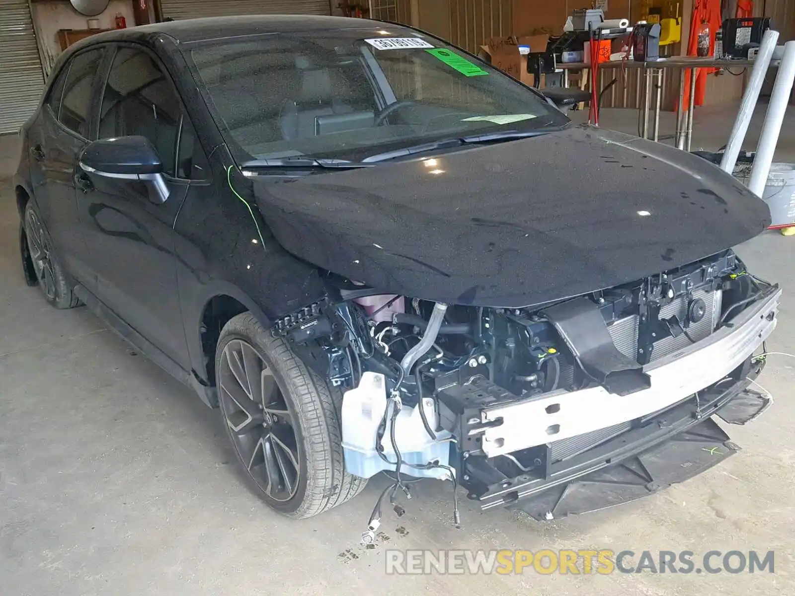 1 Photograph of a damaged car JTNK4RBE0K3019591 TOYOTA COROLLA 2019