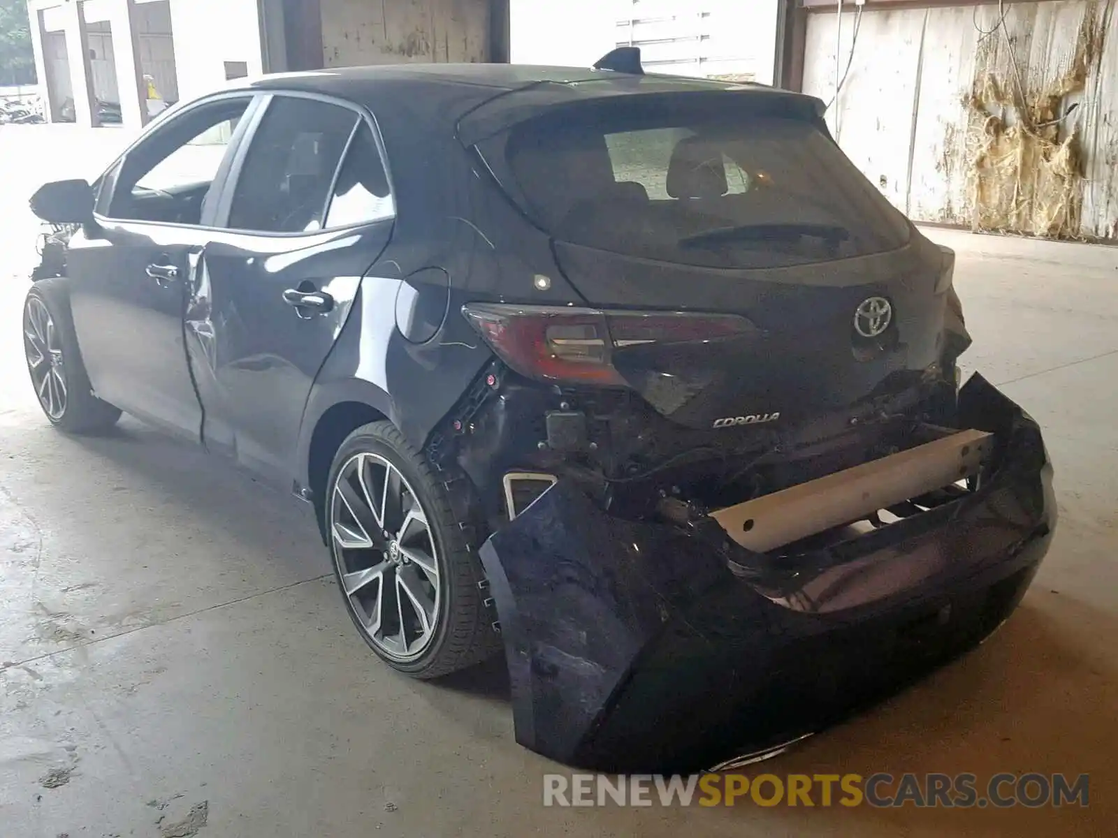 3 Photograph of a damaged car JTNK4RBE0K3019591 TOYOTA COROLLA 2019