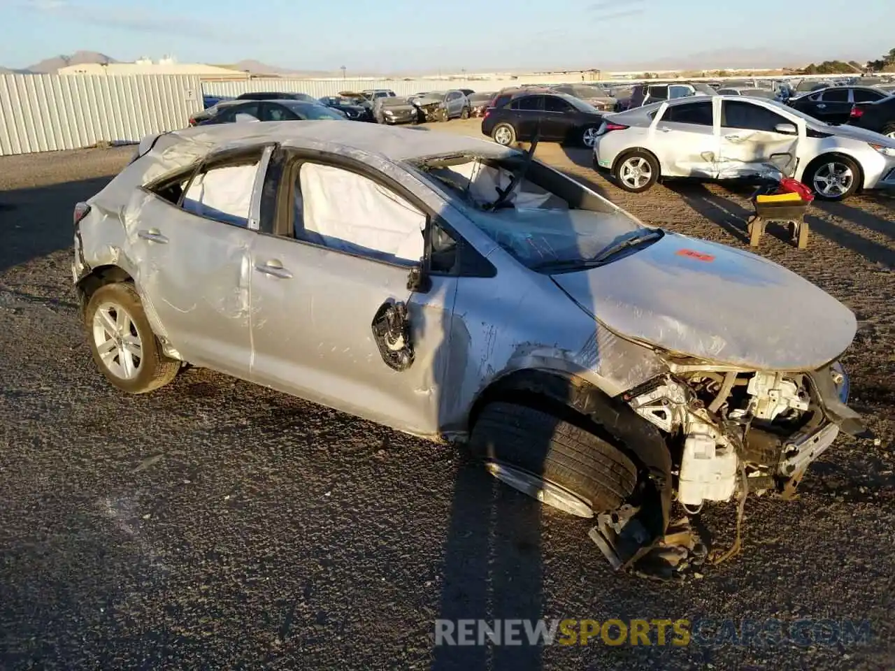 9 Photograph of a damaged car JTNK4RBE0K3024094 TOYOTA COROLLA 2019