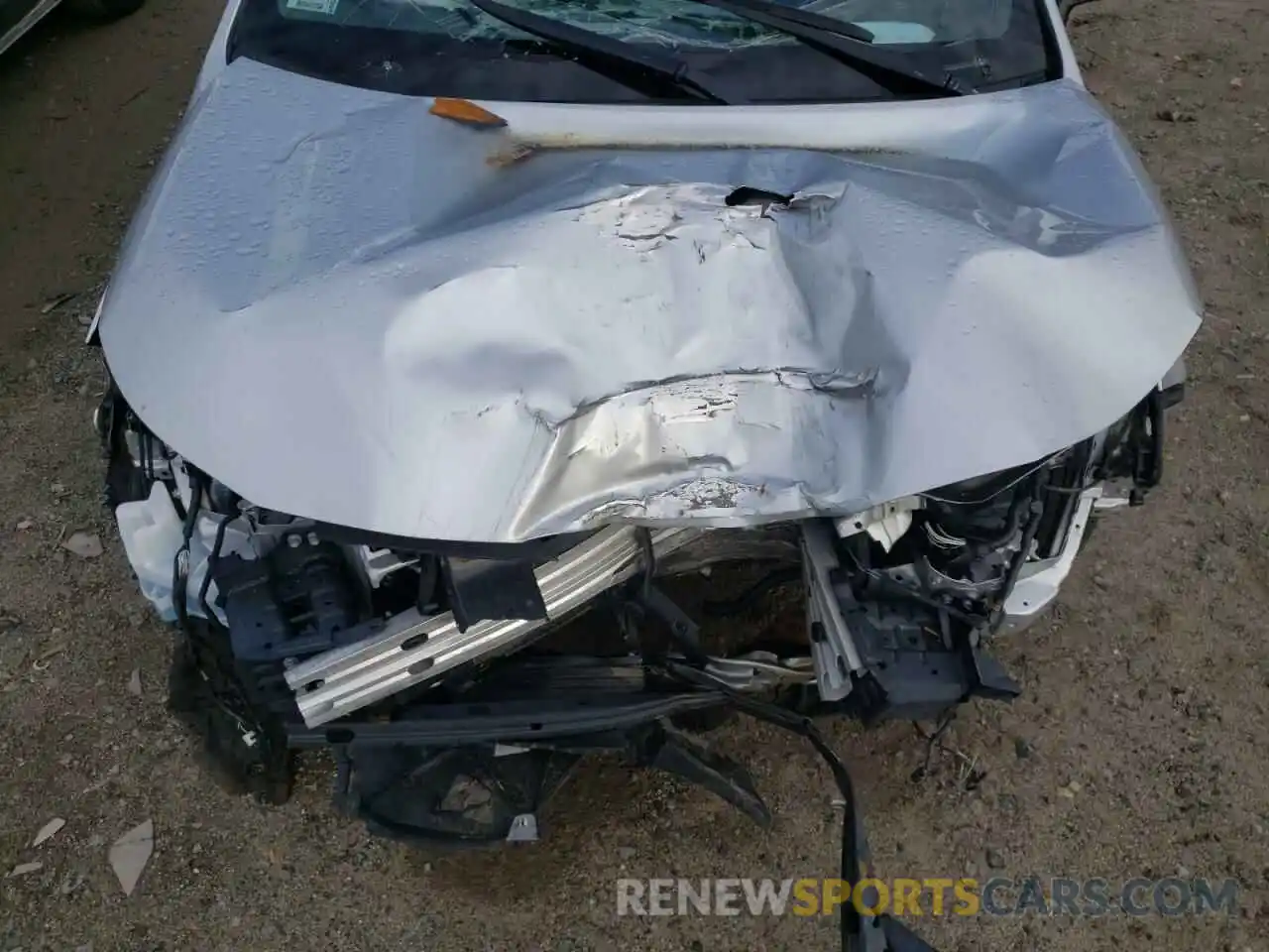 7 Photograph of a damaged car JTNK4RBE0K3026802 TOYOTA COROLLA 2019