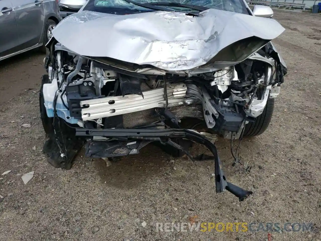 9 Photograph of a damaged car JTNK4RBE0K3026802 TOYOTA COROLLA 2019