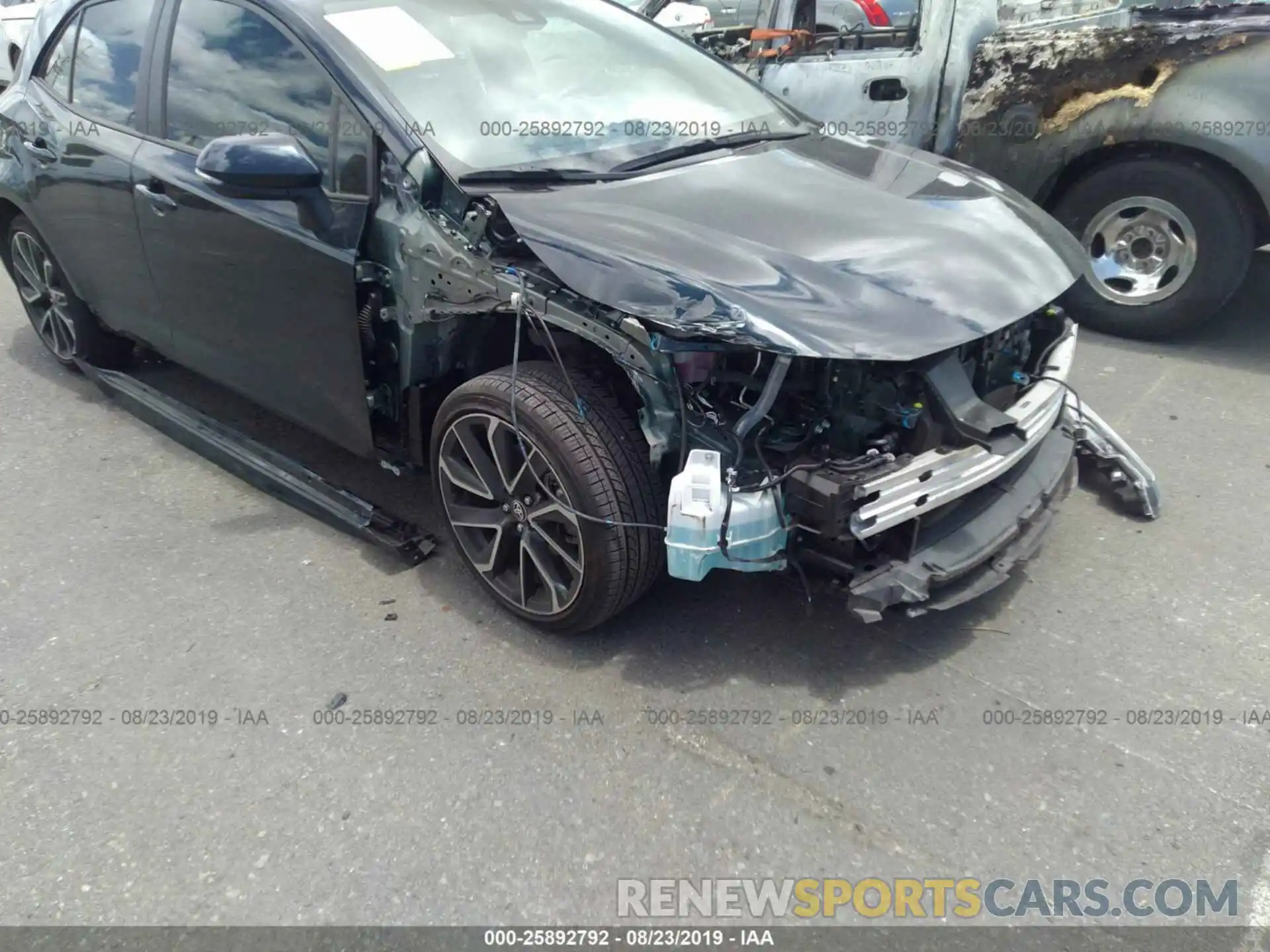 6 Photograph of a damaged car JTNK4RBE0K3027397 TOYOTA COROLLA 2019