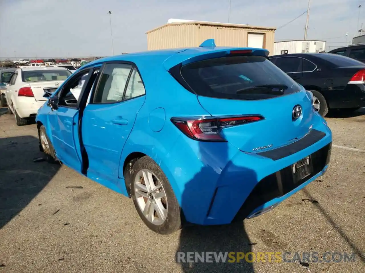 3 Photograph of a damaged car JTNK4RBE0K3030395 TOYOTA COROLLA 2019