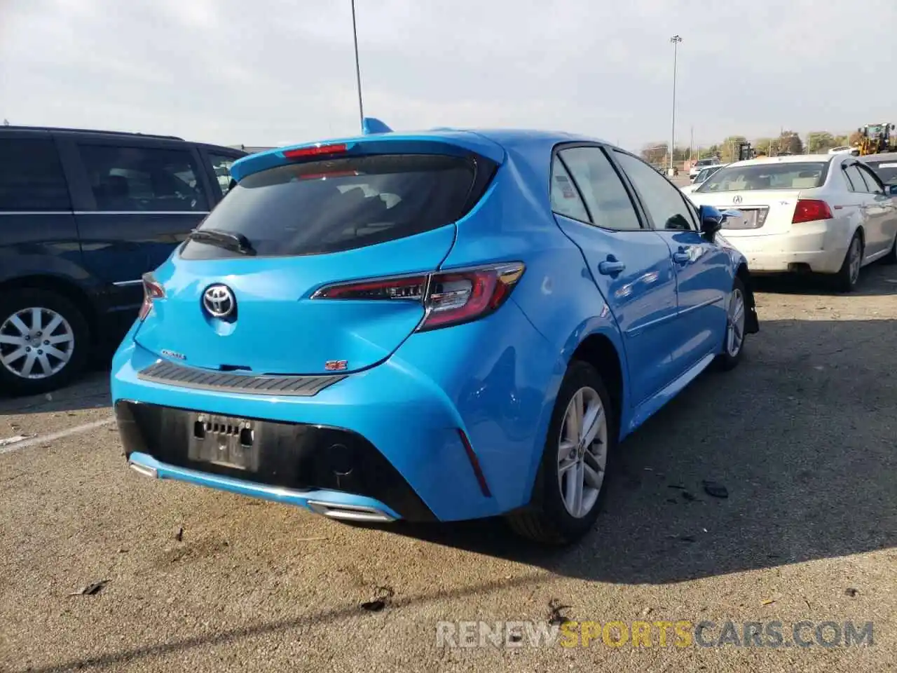 4 Photograph of a damaged car JTNK4RBE0K3030395 TOYOTA COROLLA 2019