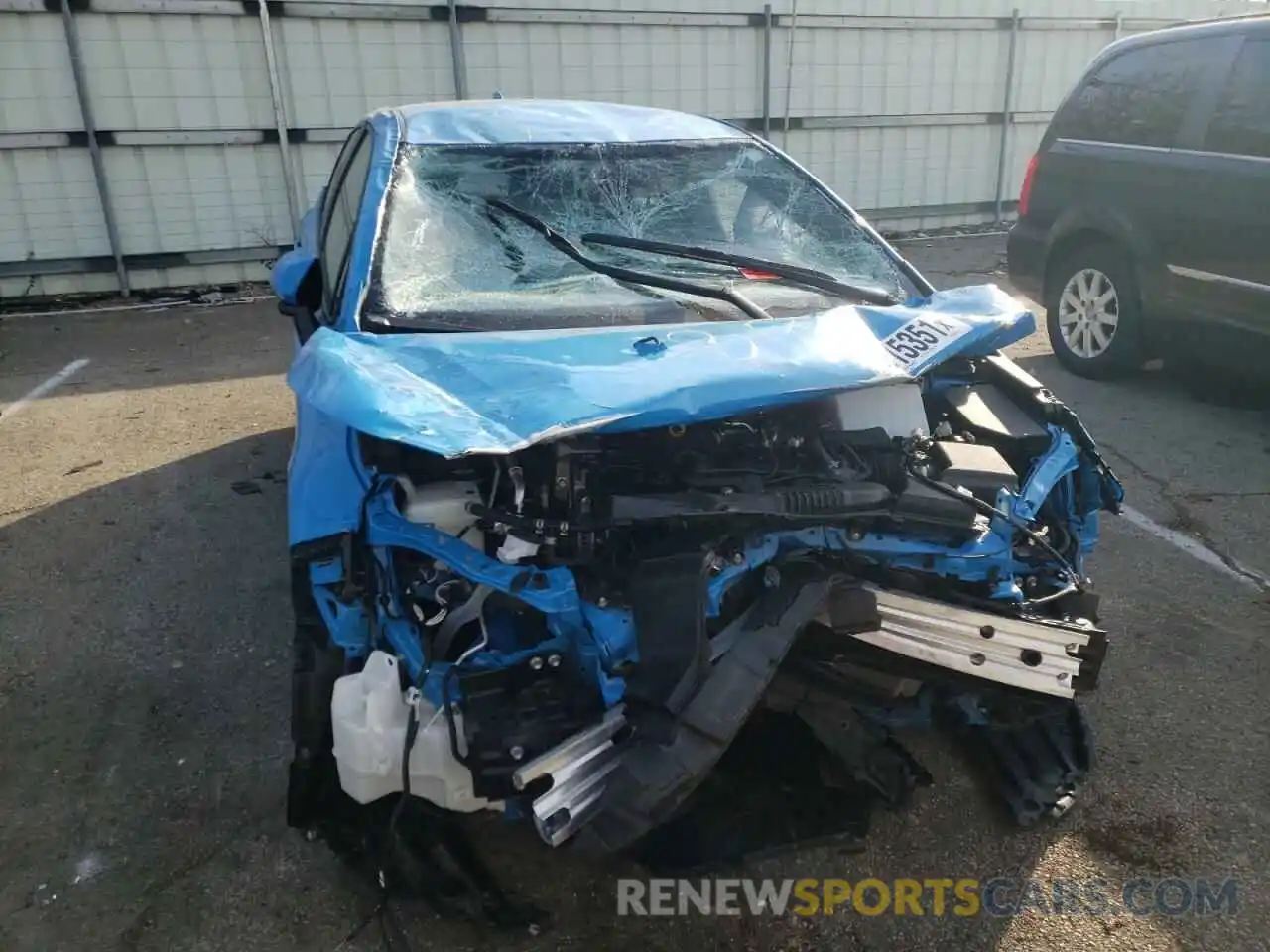 9 Photograph of a damaged car JTNK4RBE0K3030395 TOYOTA COROLLA 2019