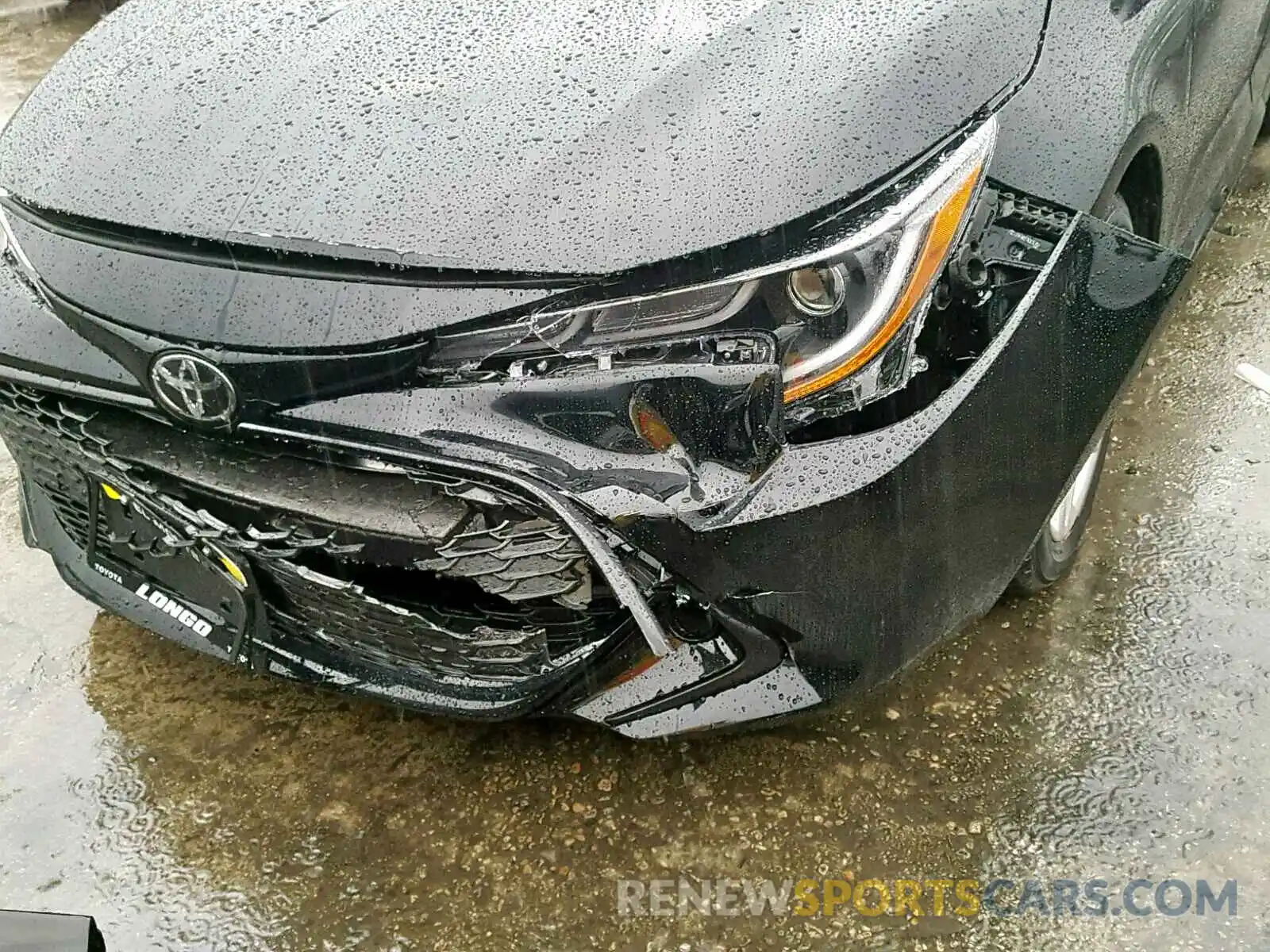 9 Photograph of a damaged car JTNK4RBE0K3030459 TOYOTA COROLLA 2019