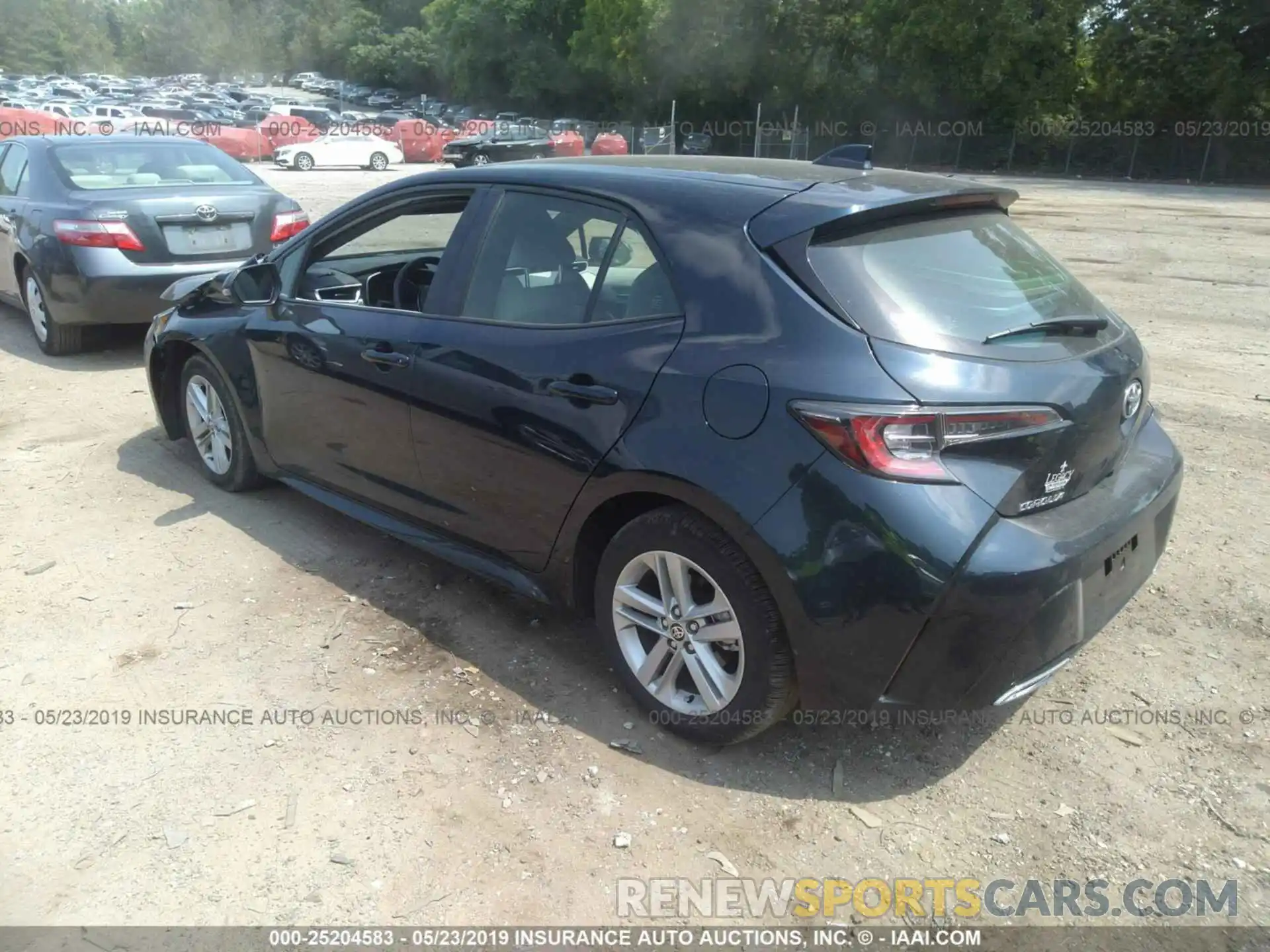 3 Photograph of a damaged car JTNK4RBE0K3032132 TOYOTA COROLLA 2019