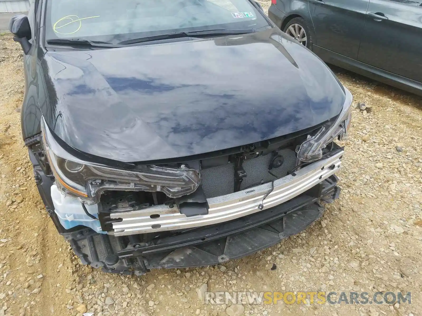 9 Photograph of a damaged car JTNK4RBE0K3035953 TOYOTA COROLLA 2019