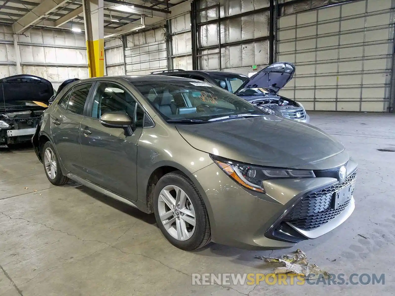 1 Photograph of a damaged car JTNK4RBE0K3038447 TOYOTA COROLLA 2019