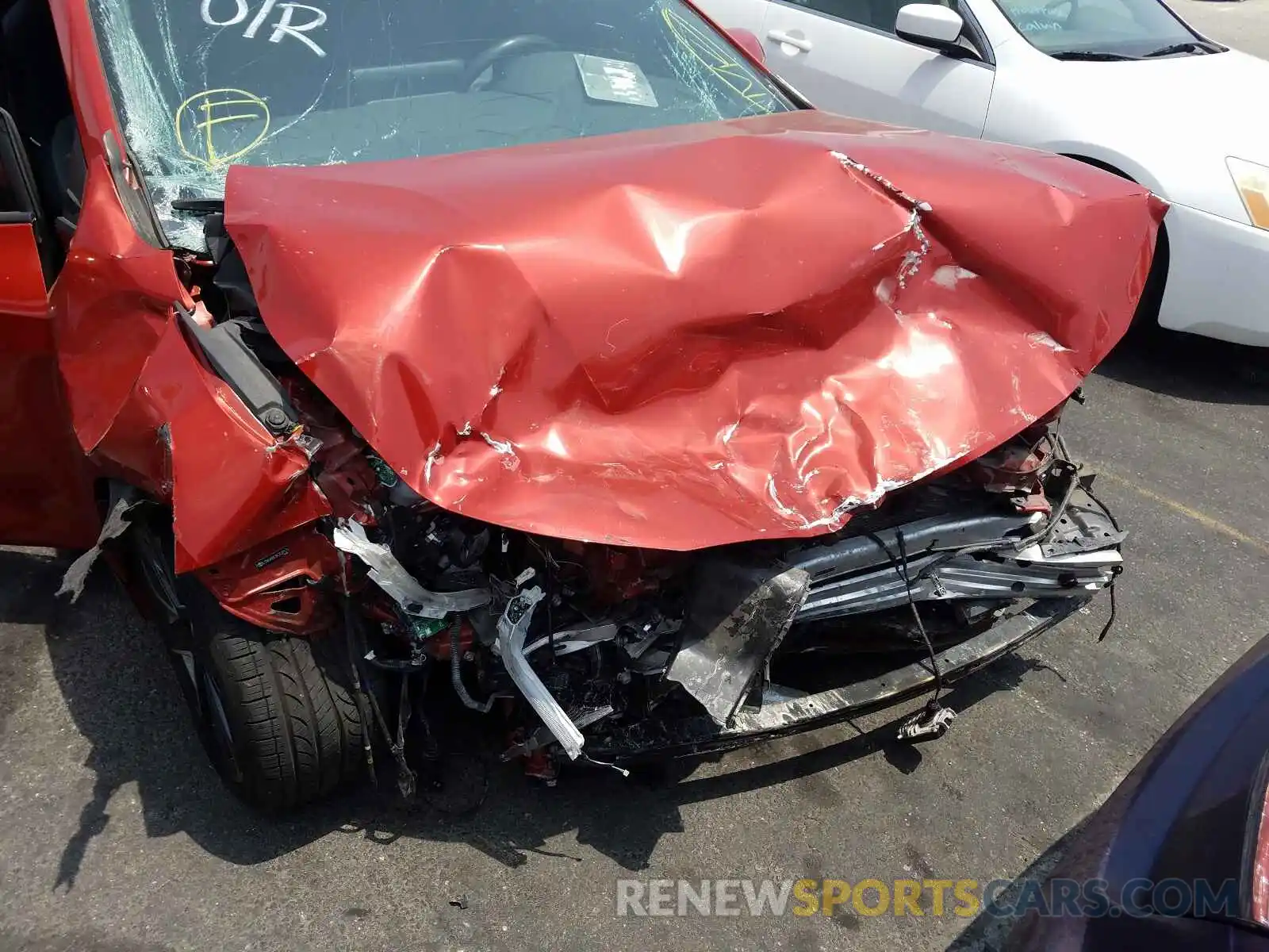 9 Photograph of a damaged car JTNK4RBE0K3039579 TOYOTA COROLLA 2019