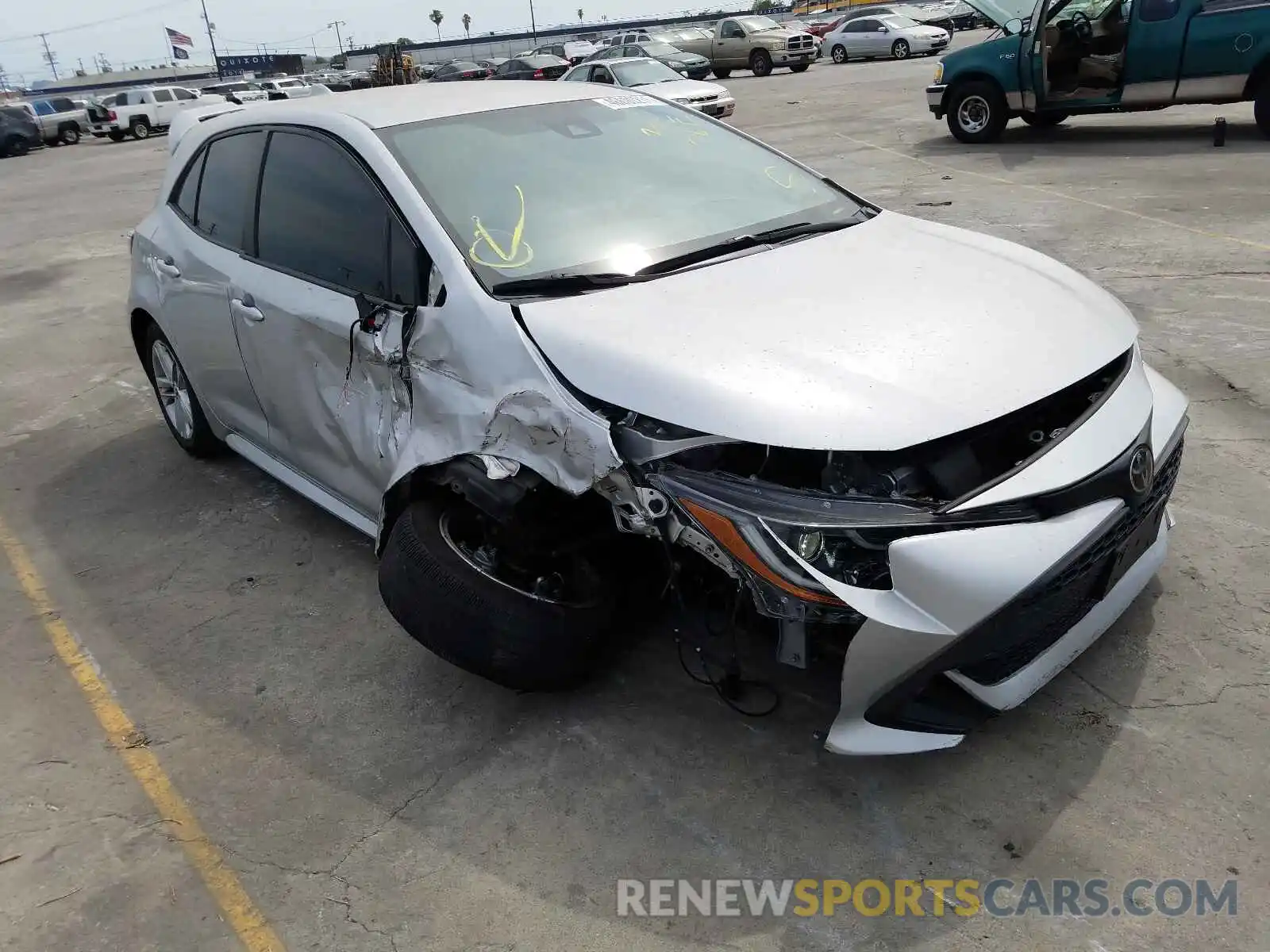 9 Photograph of a damaged car JTNK4RBE0K3041512 TOYOTA COROLLA 2019