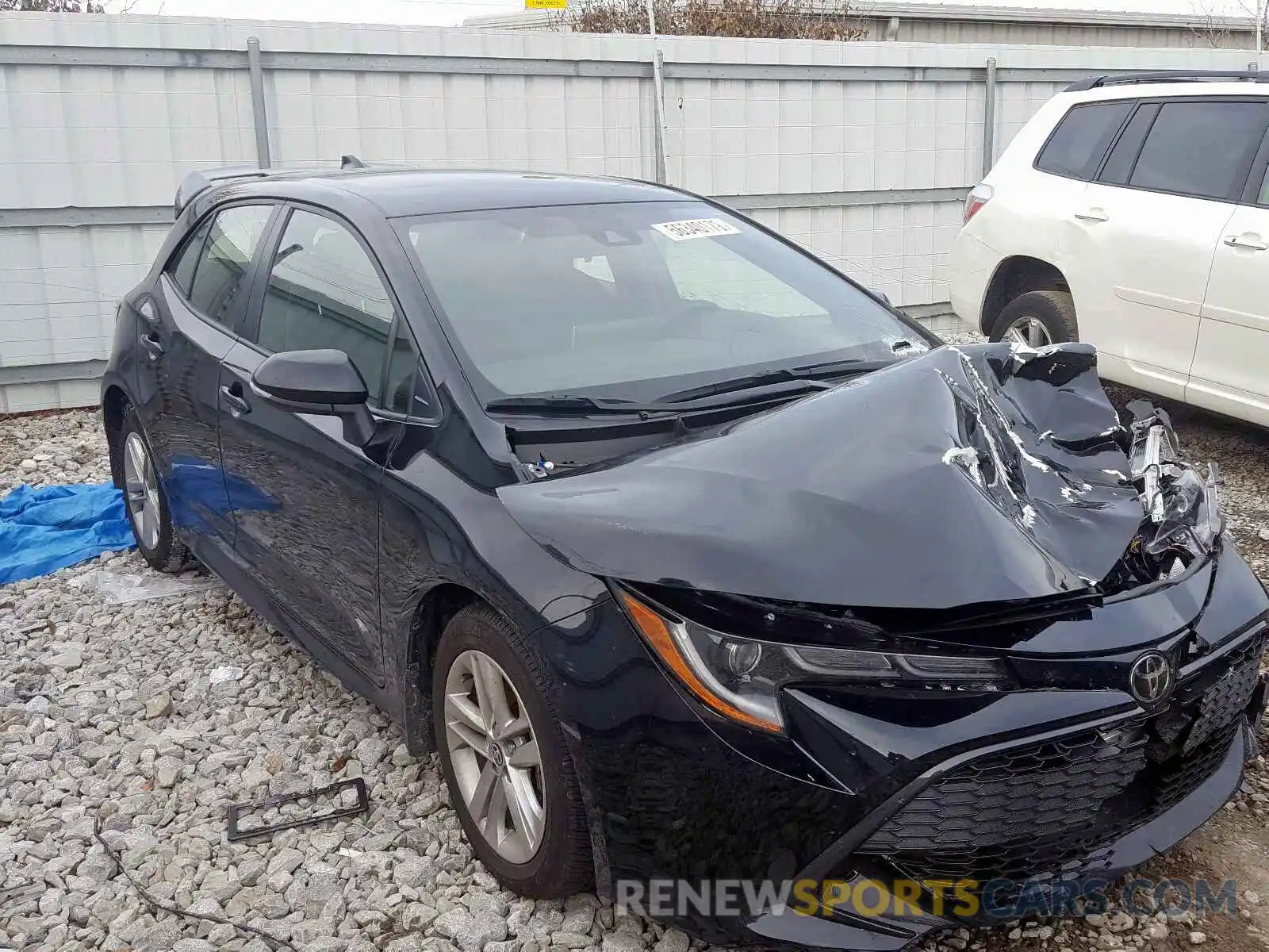 1 Photograph of a damaged car JTNK4RBE0K3041526 TOYOTA COROLLA 2019