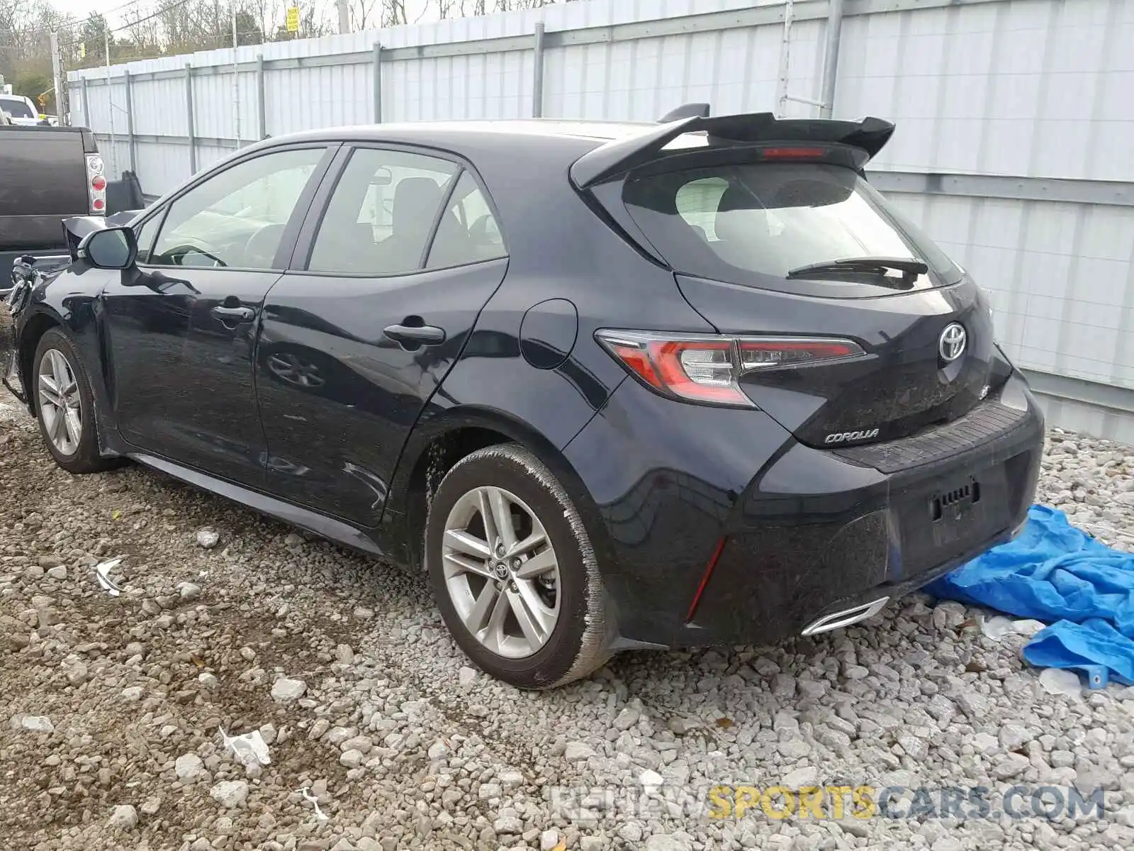 3 Photograph of a damaged car JTNK4RBE0K3041526 TOYOTA COROLLA 2019