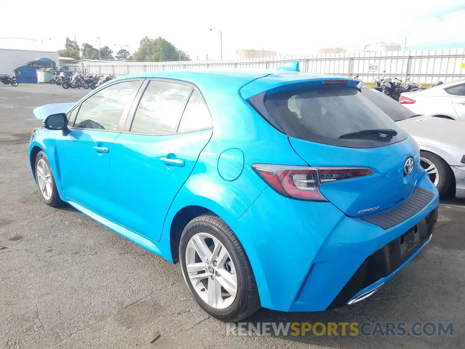 3 Photograph of a damaged car JTNK4RBE0K3042031 TOYOTA COROLLA 2019