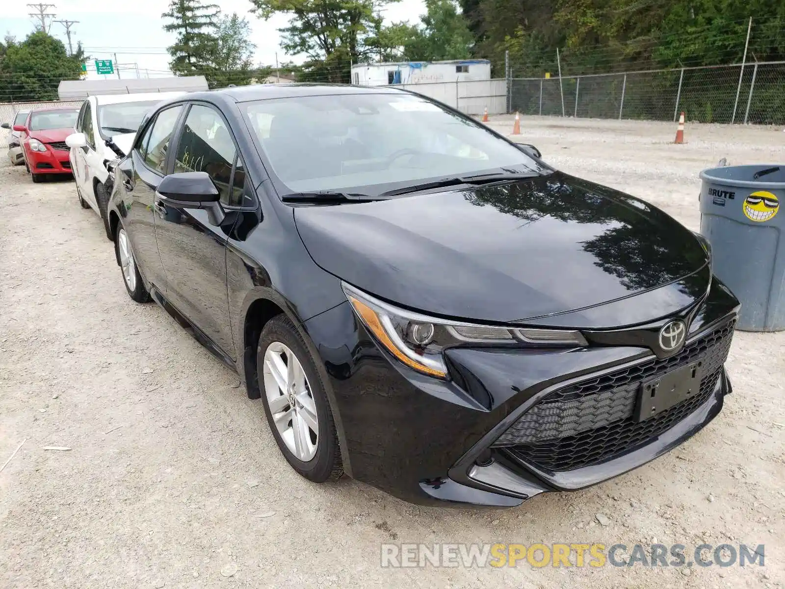 1 Photograph of a damaged car JTNK4RBE0K3042370 TOYOTA COROLLA 2019