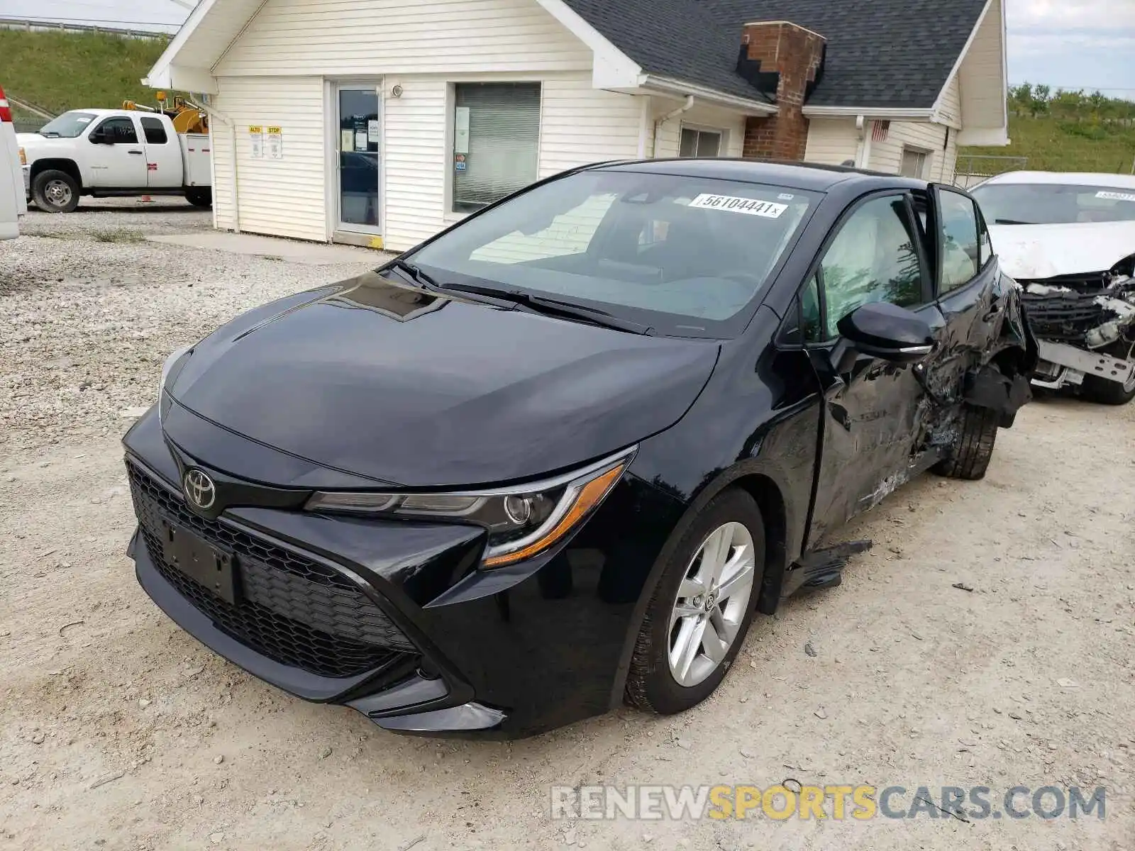 2 Photograph of a damaged car JTNK4RBE0K3042370 TOYOTA COROLLA 2019