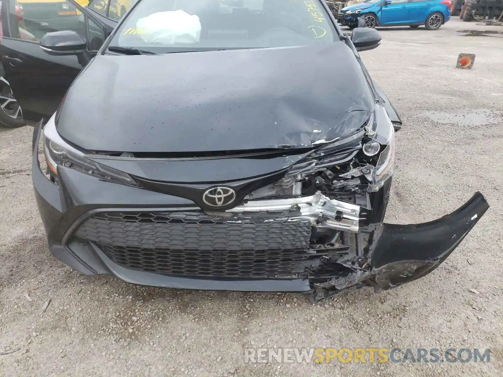 9 Photograph of a damaged car JTNK4RBE0K3043485 TOYOTA COROLLA 2019