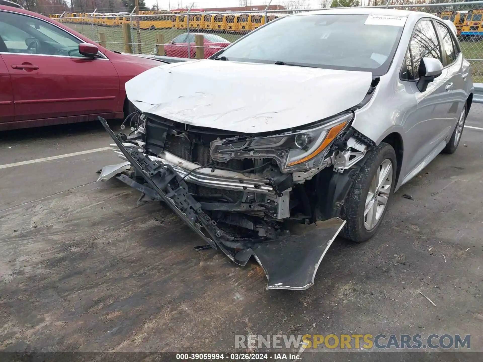 12 Photograph of a damaged car JTNK4RBE0K3043597 TOYOTA COROLLA 2019