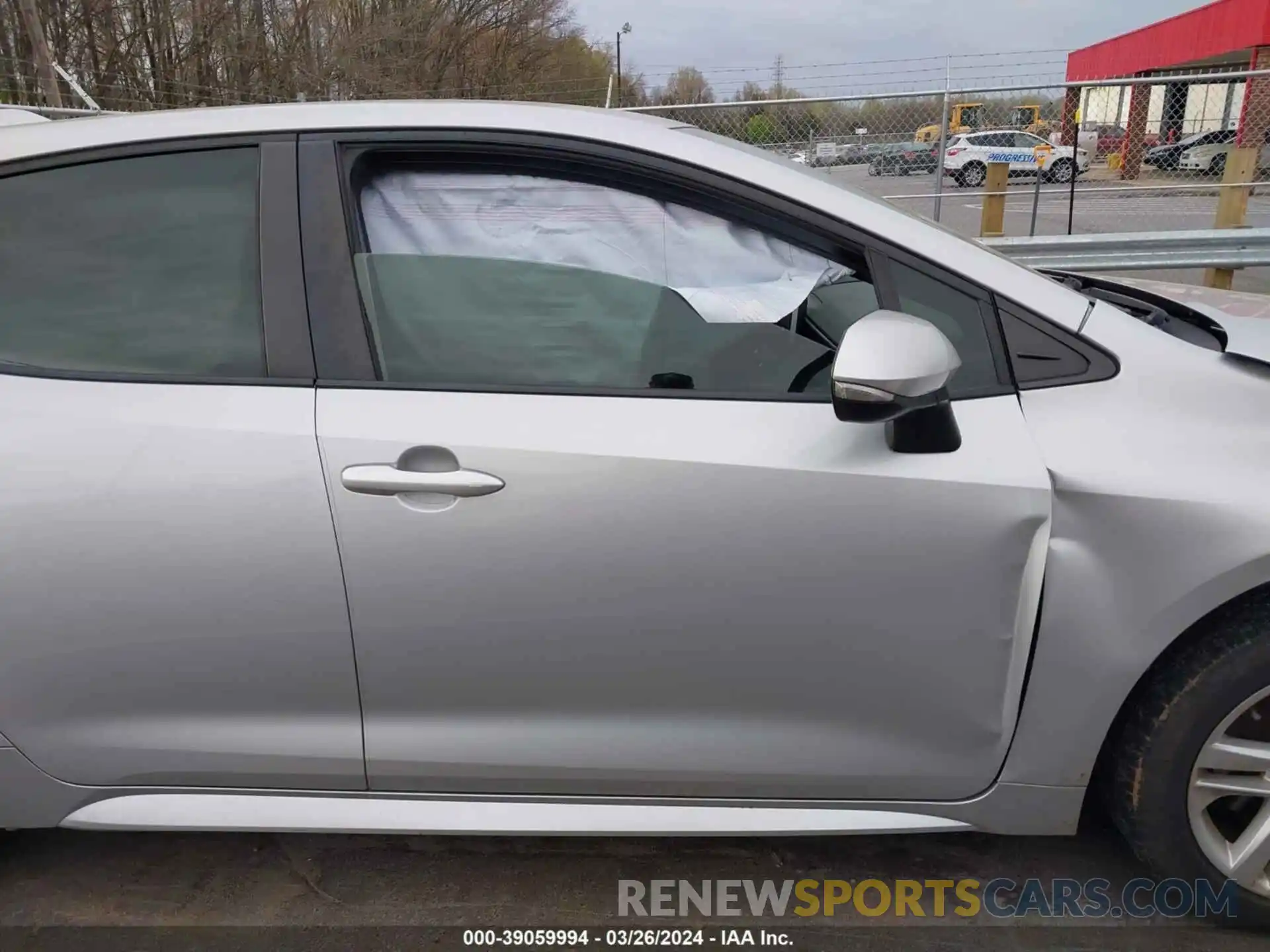 14 Photograph of a damaged car JTNK4RBE0K3043597 TOYOTA COROLLA 2019