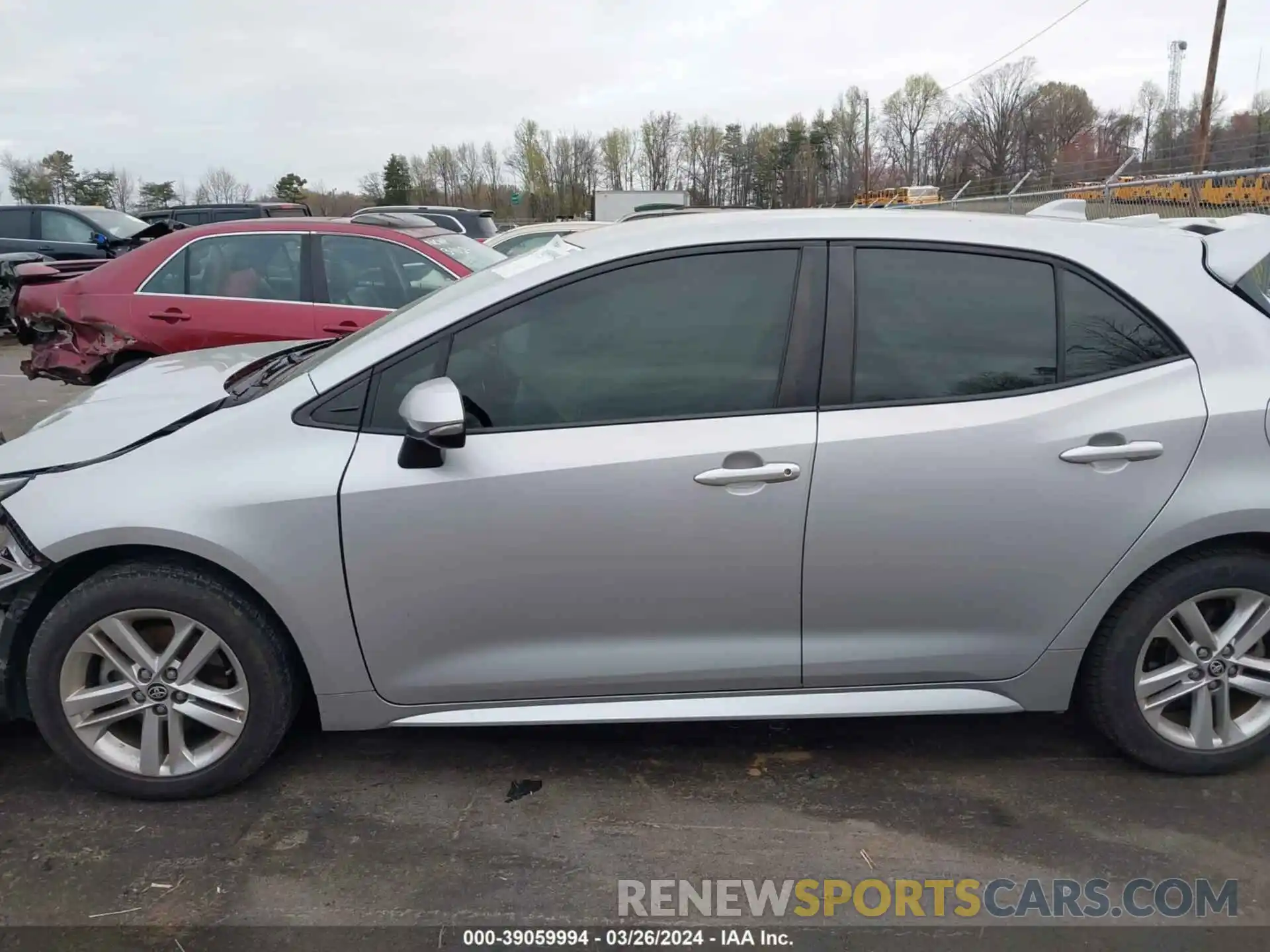 15 Photograph of a damaged car JTNK4RBE0K3043597 TOYOTA COROLLA 2019