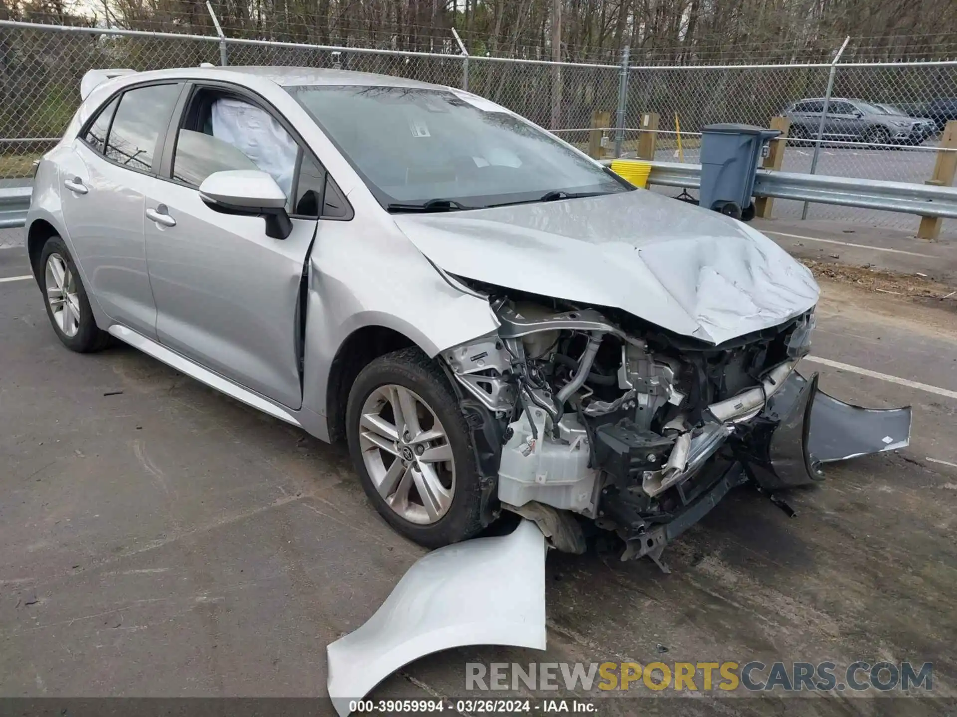 18 Photograph of a damaged car JTNK4RBE0K3043597 TOYOTA COROLLA 2019