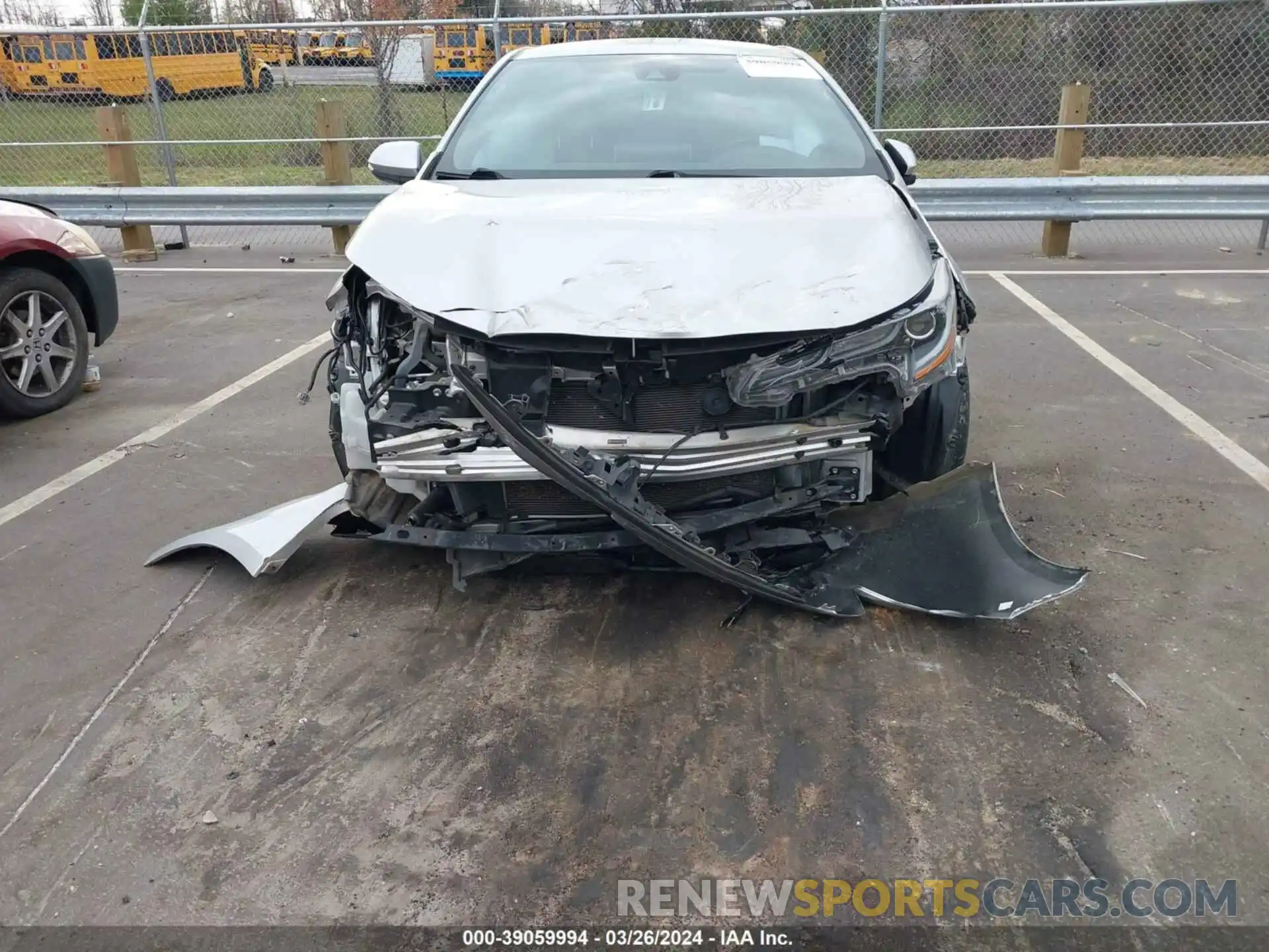 6 Photograph of a damaged car JTNK4RBE0K3043597 TOYOTA COROLLA 2019