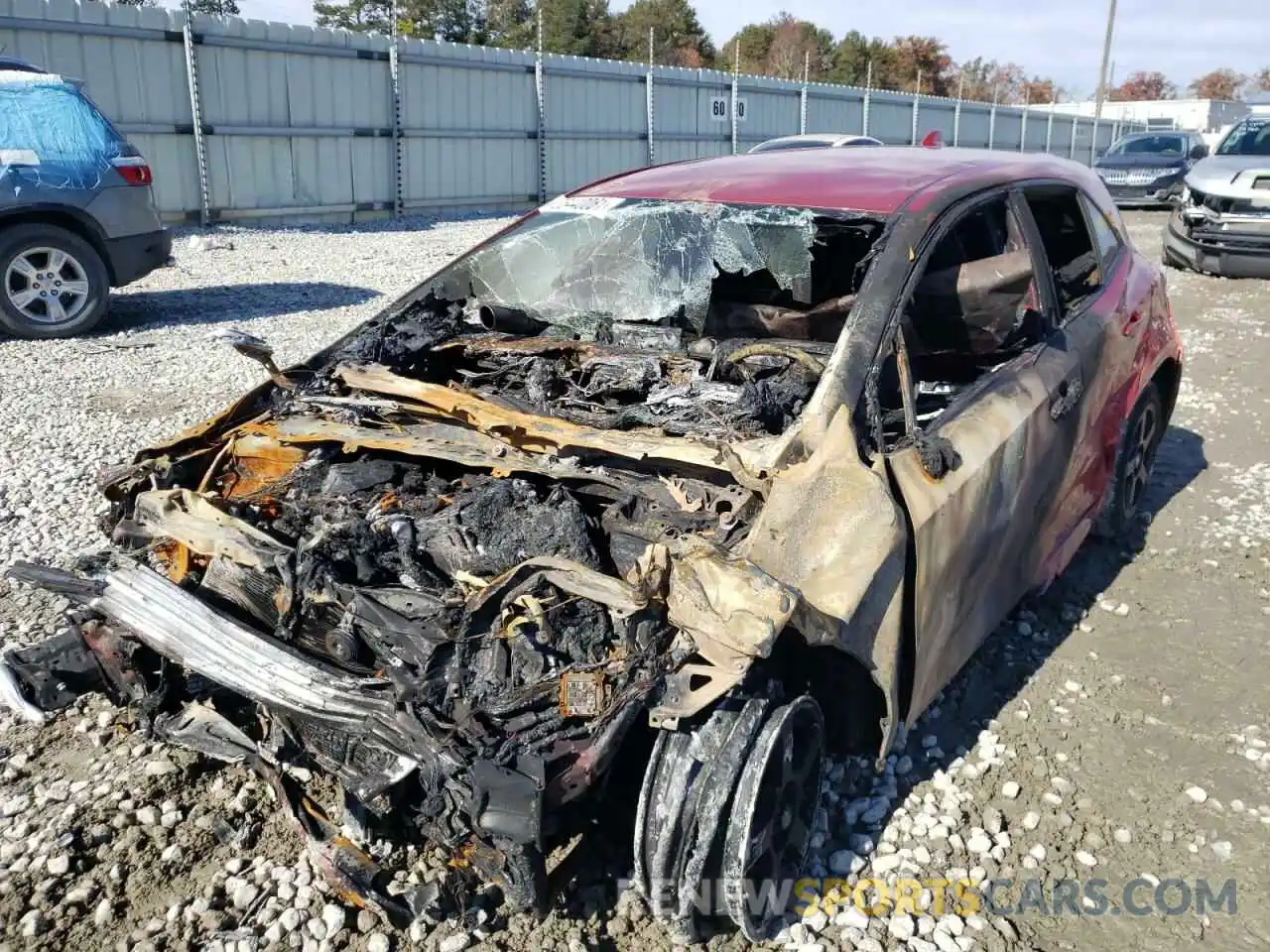 9 Photograph of a damaged car JTNK4RBE0K3043891 TOYOTA COROLLA 2019